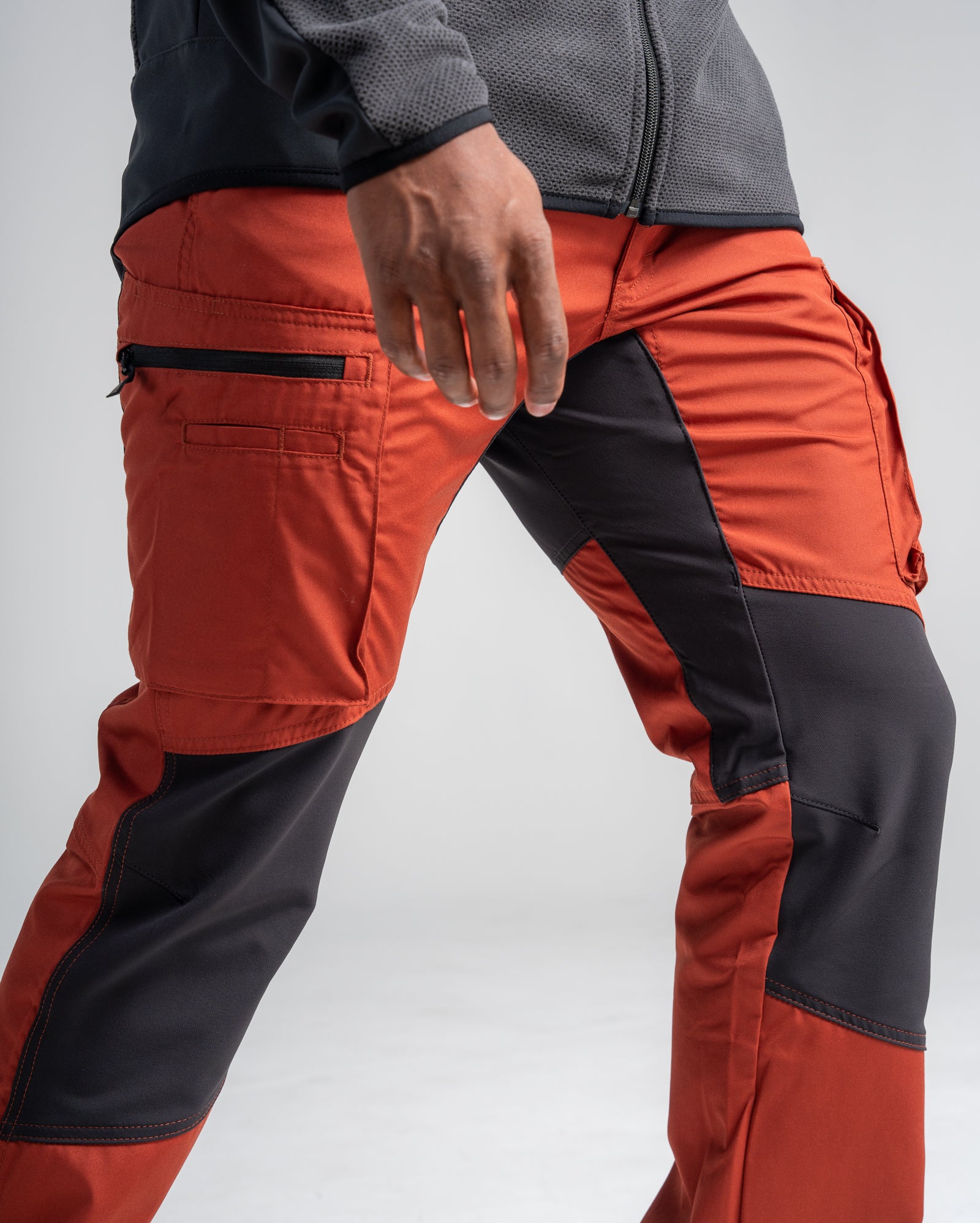 PANTALON SERVICE EXTENSIBLE - Marine foncé/Noir