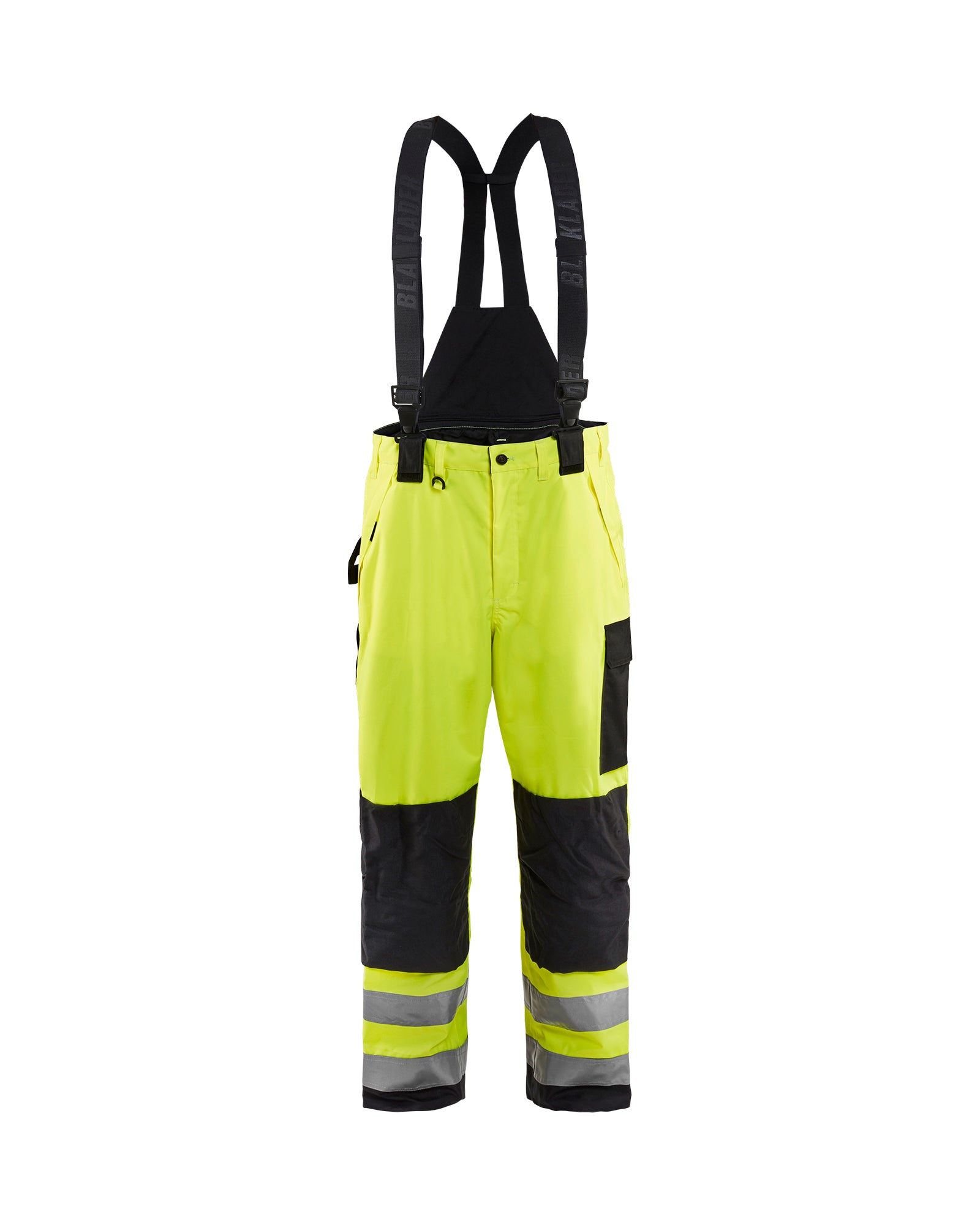 PANTALON COQUILLE HAUTE-VISIBILITÉ - Jaune haute-visibilité/Noir