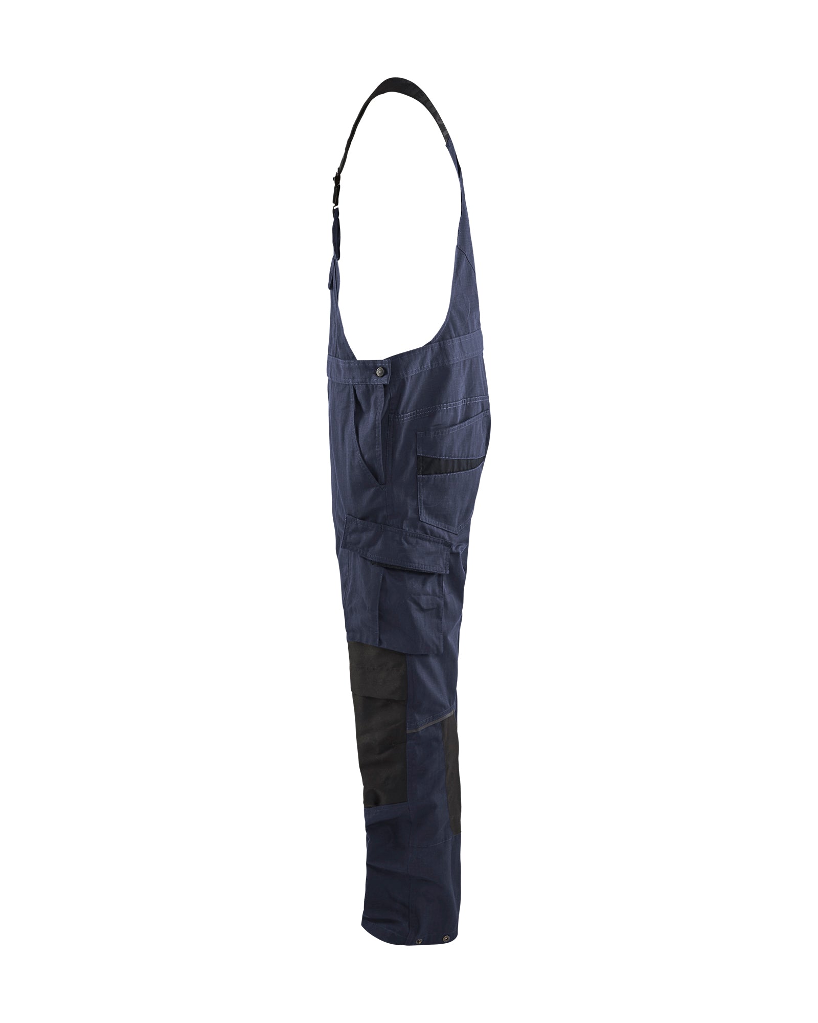 Bib overall with stretch - Marine foncé/Noir