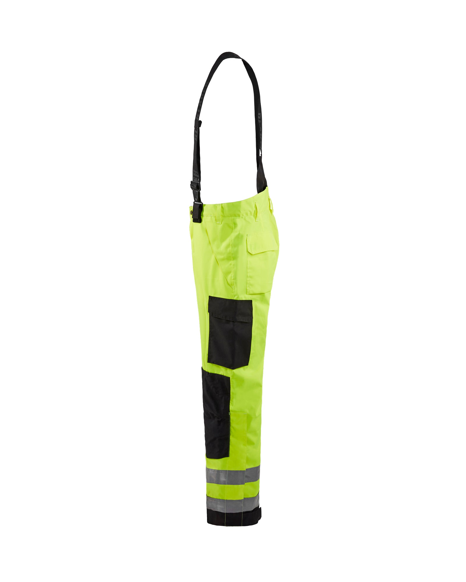 PANTALON COQUILLE HAUTE-VISIBILITÉ - Jaune haute-visibilité/Noir