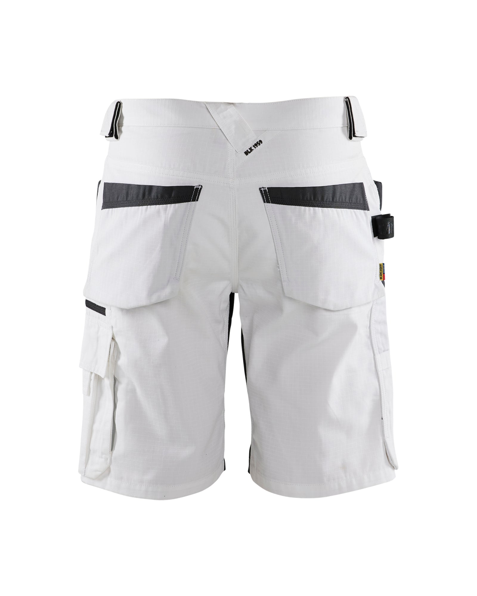 SHORT ANTIDÉCHIRURE - Blanc/Gris foncé