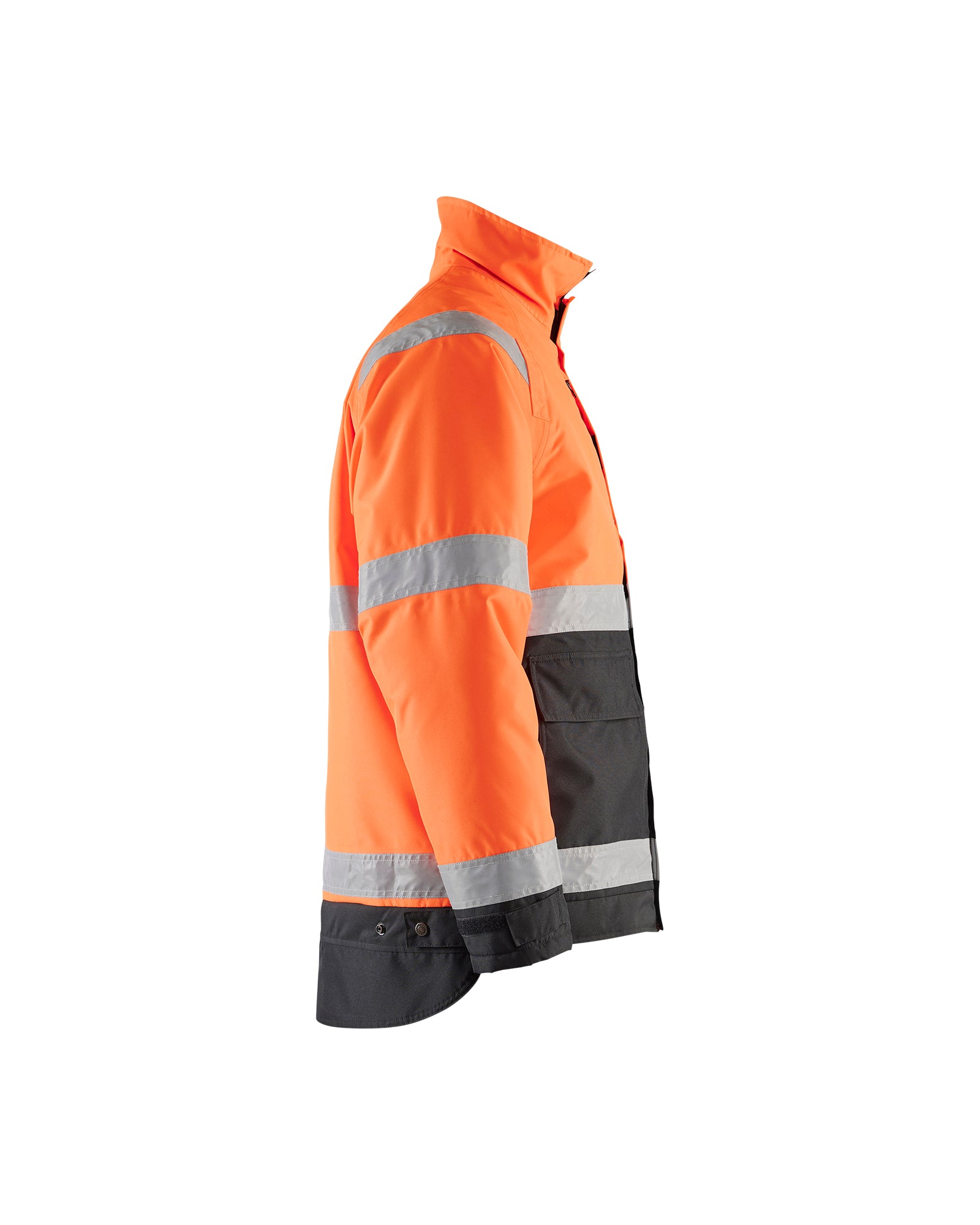 MANTEAU D’HIVER HAUTE-VISIBILITÉ - Orange/Noir