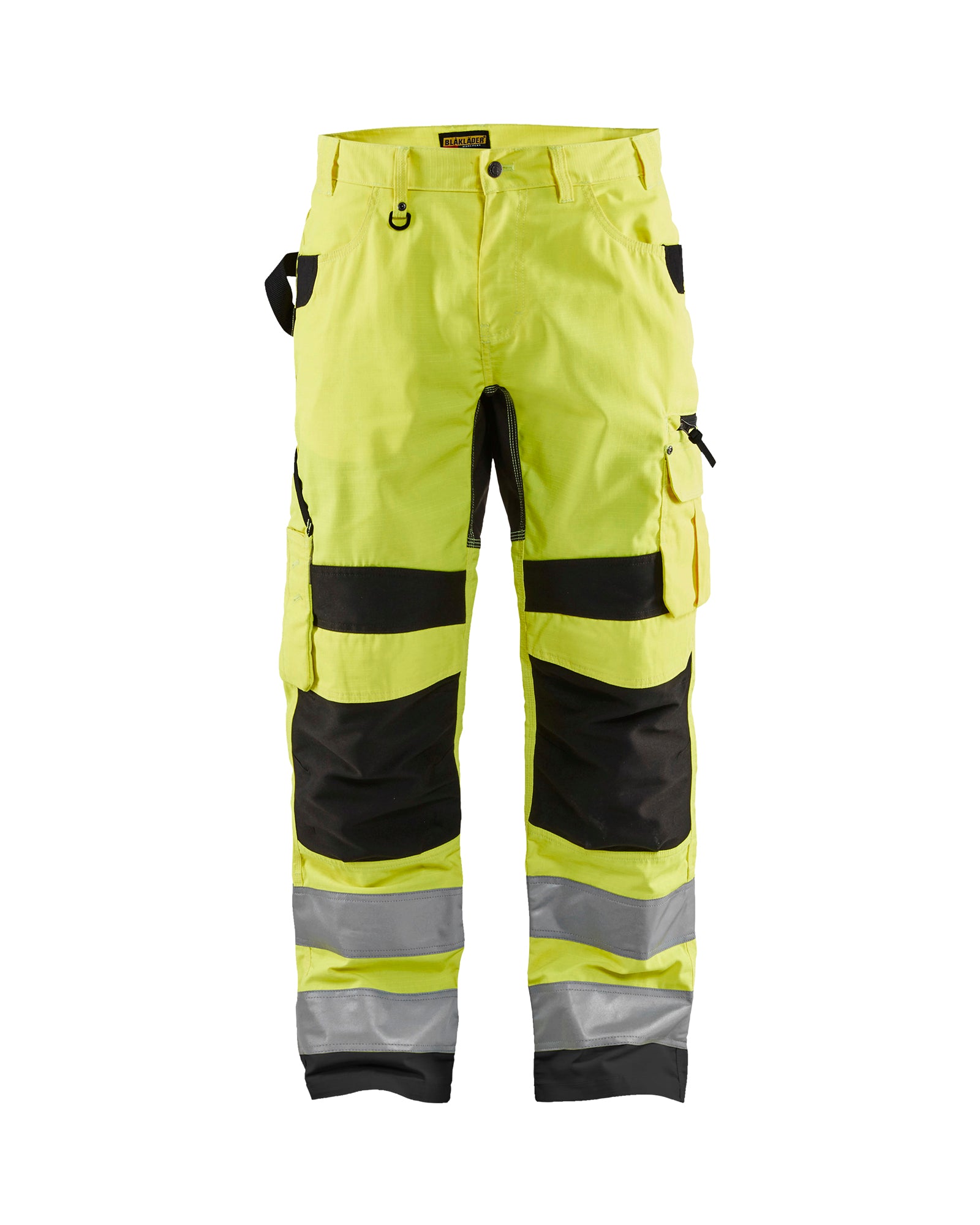 PANTALON HAUTE-VISIBILITÉ ANTI-DÉCHIRURE - Jaune haute-visibilité/Noir