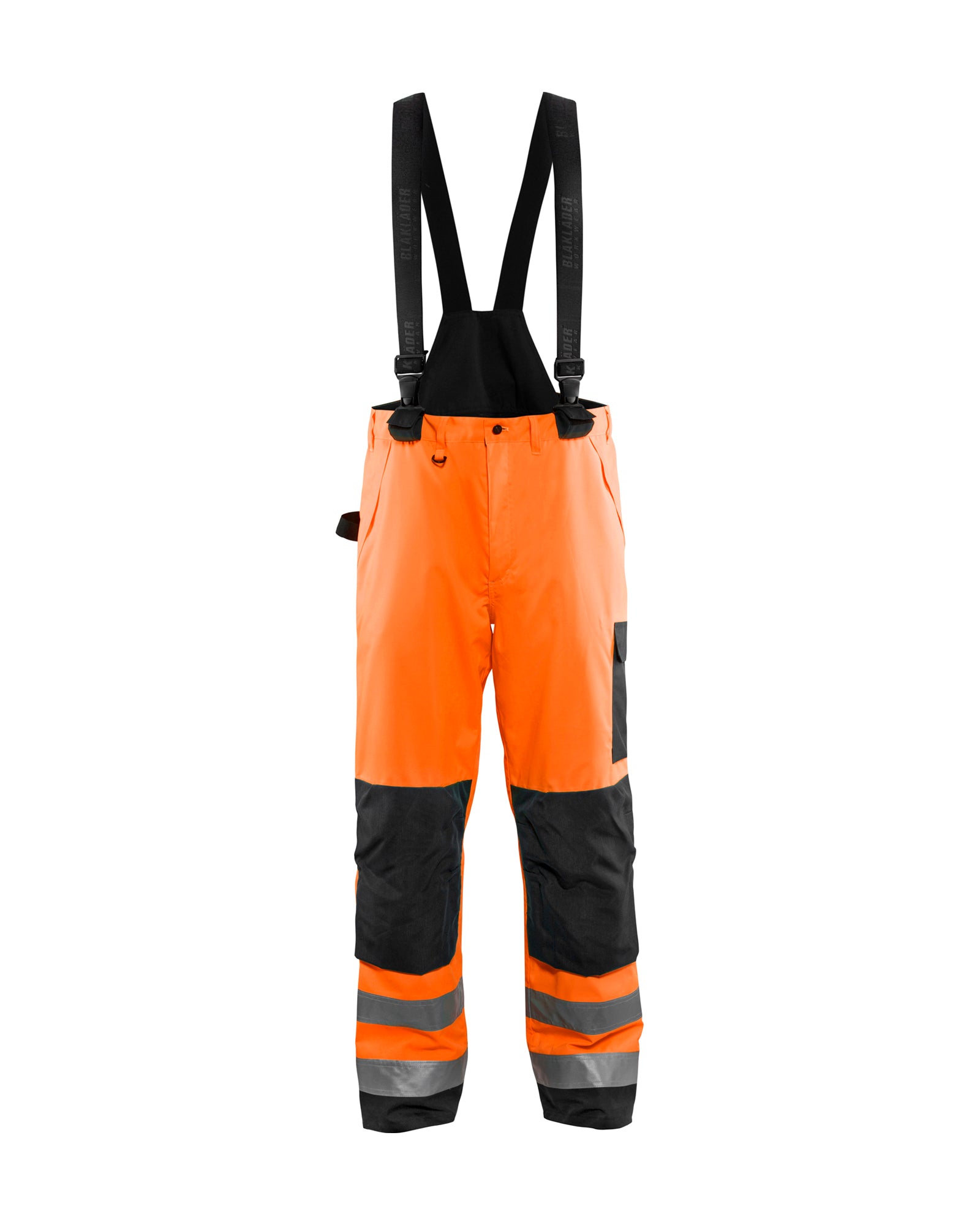 PANTALON COQUILLE HAUTE-VISIBILITÉ - Orange/Noir