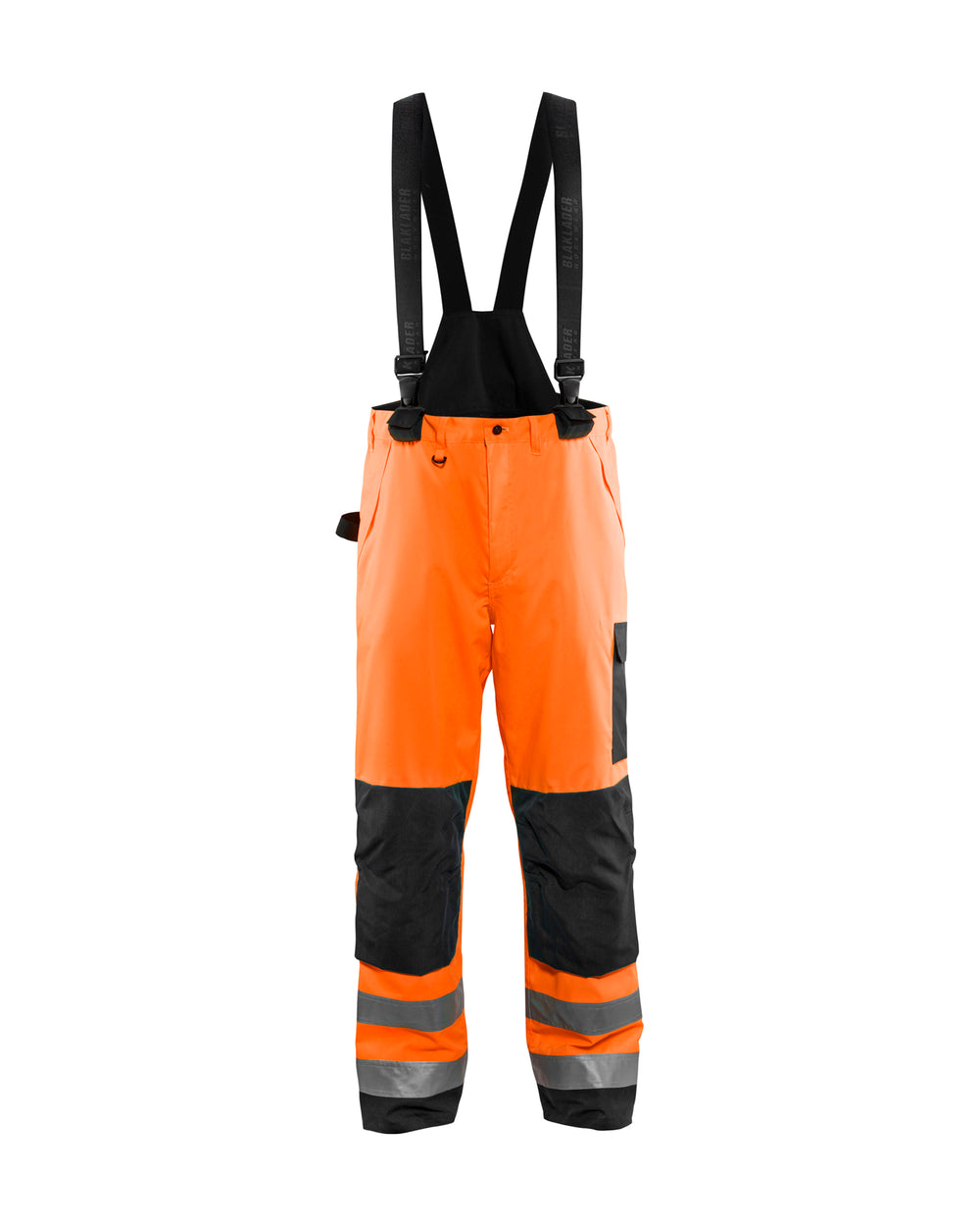 HI-VIS SHELL PANTS - Orange Hi-viz/Black