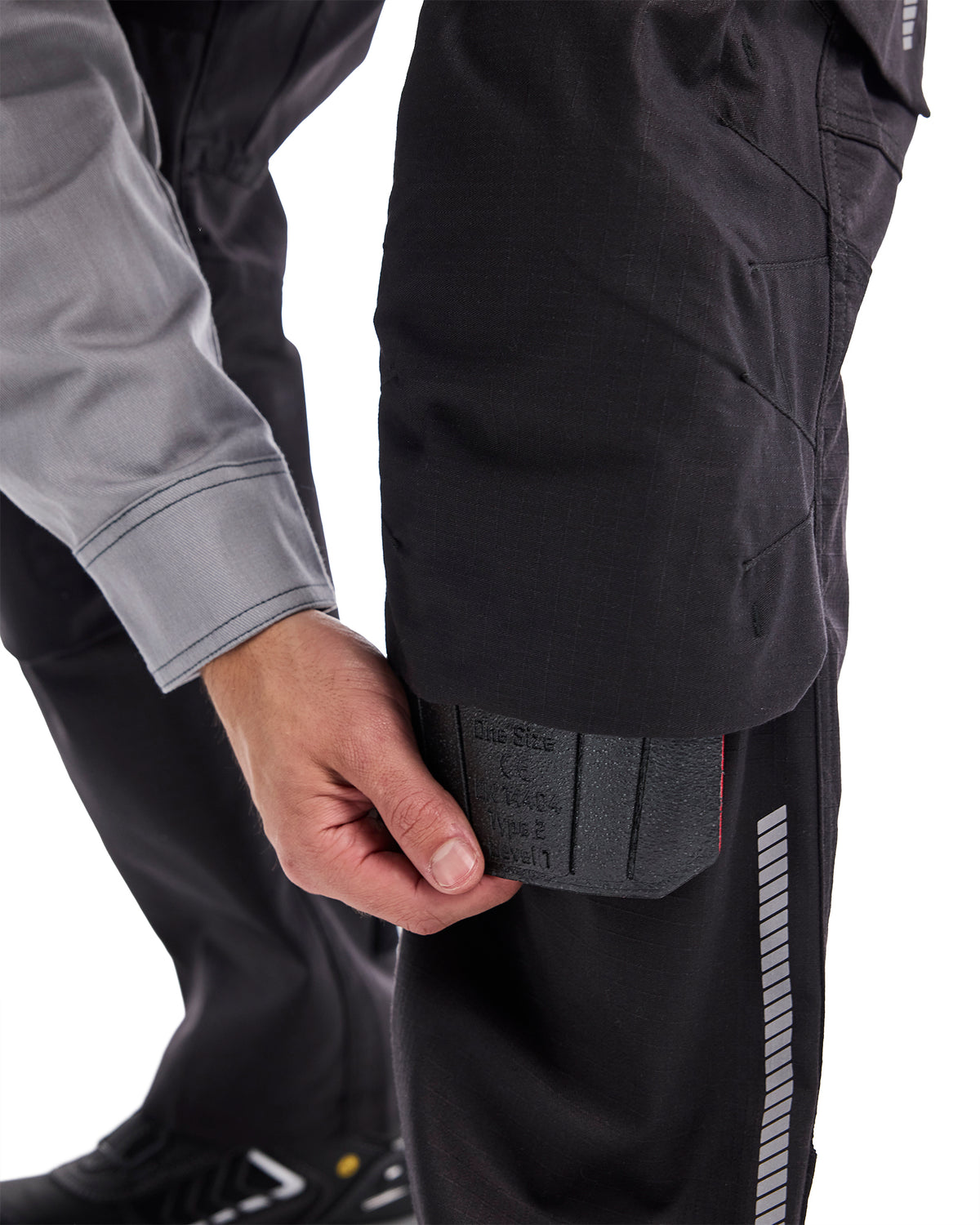 PANTALON UTILITAIRE Extensibles RÉSISTANTE AUX FLAMMES - Noir