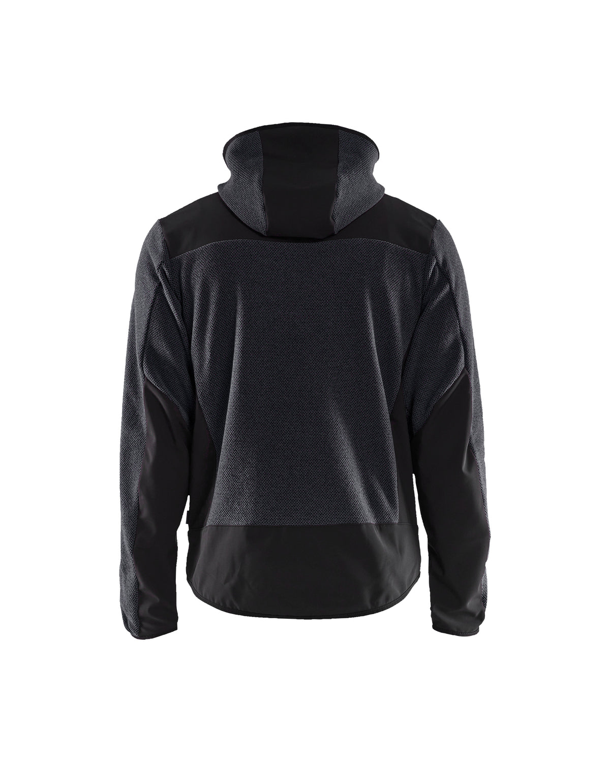 MANTEAU POLAIRE EN TRICOT - Gris Fonce/Noir
