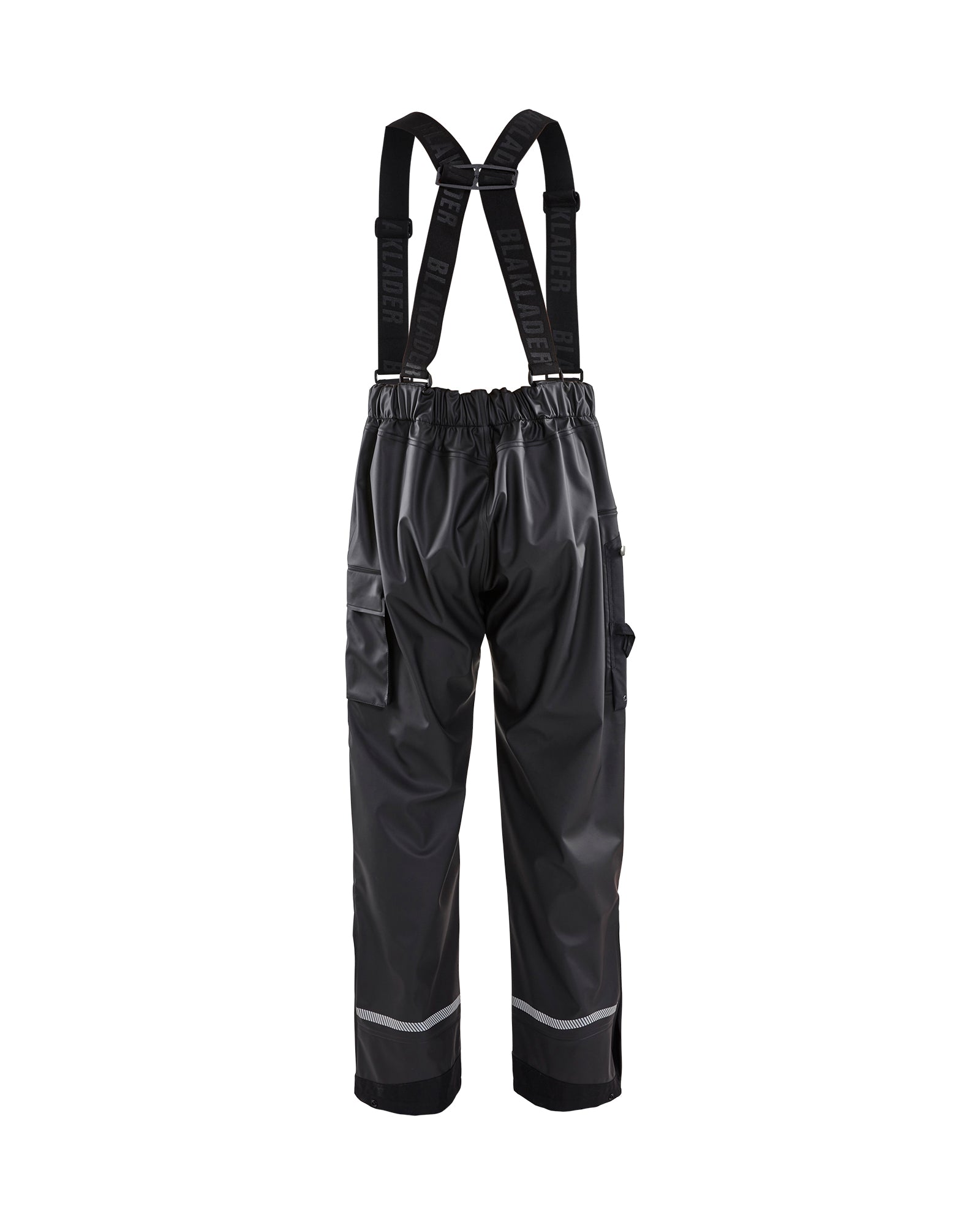 PANTALON DE PLUIE AVEC DÉTAILS RÉFLÉCHISSANTS - Noir