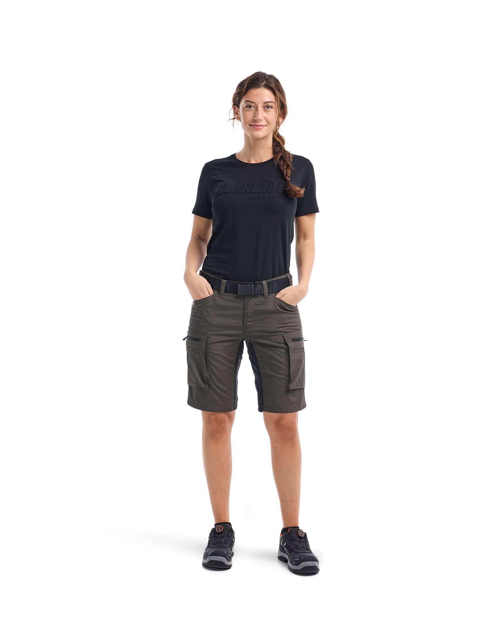 T-SHIRT 3D POUR FEMMES - Noir