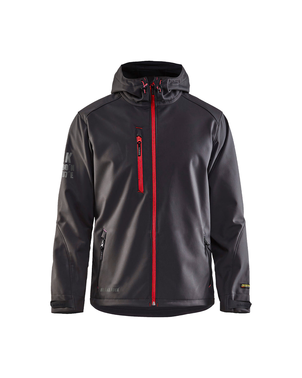 Pro Softshell Jacket - Dark grey/red