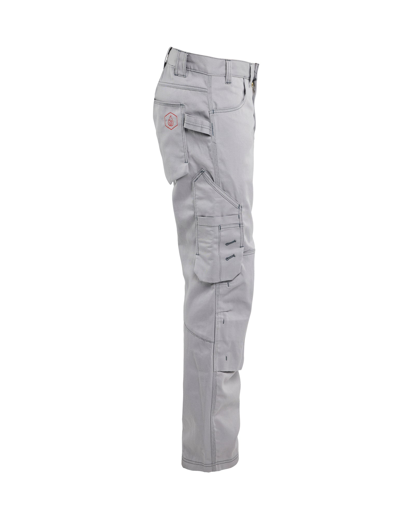 PANTALON RÉSISTANT AUX FLAMMES SANS POCHES UTILITAIRES - Gris très clair