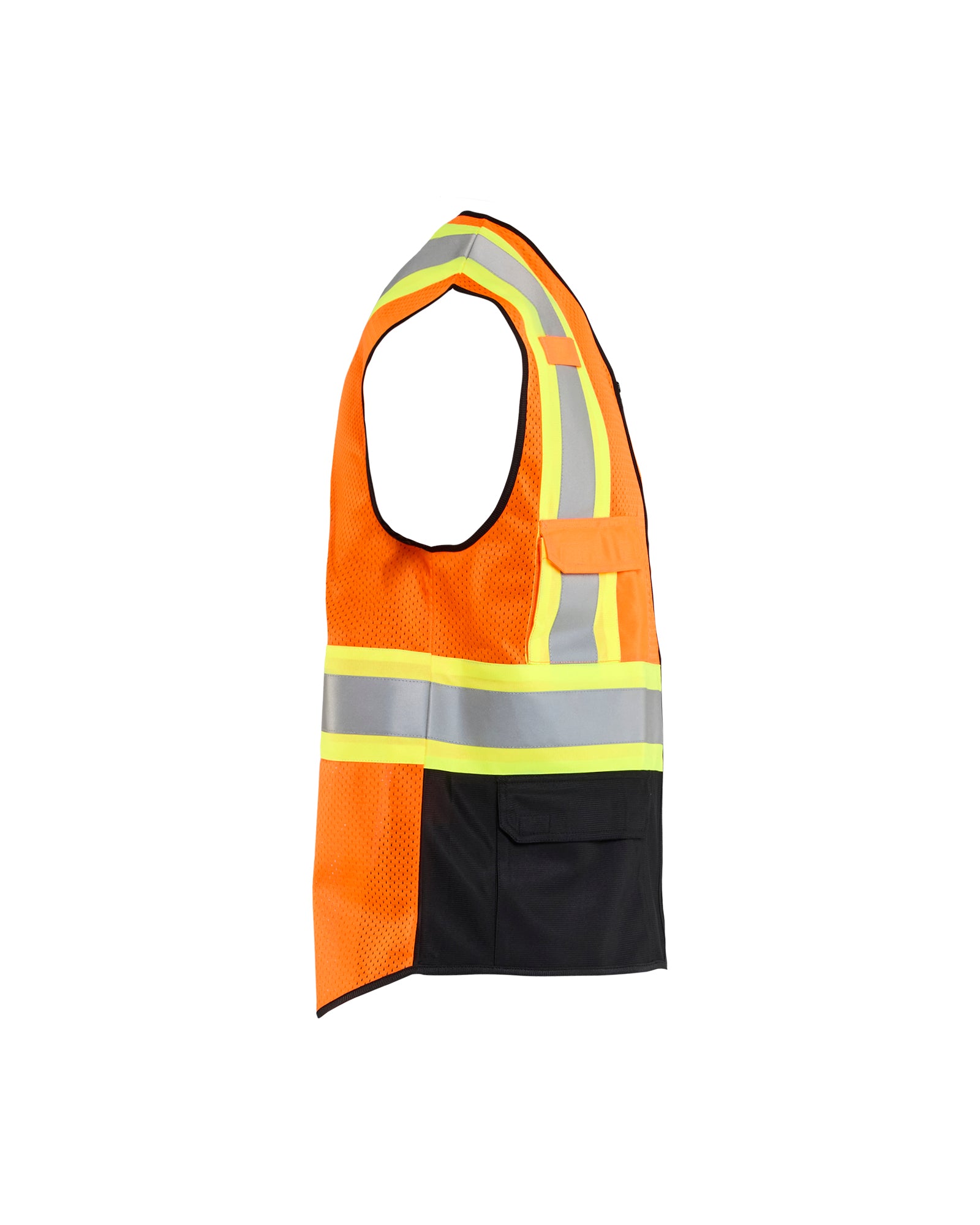 VESTE HAUTE-VISIBILITÉ - Orange/Noir