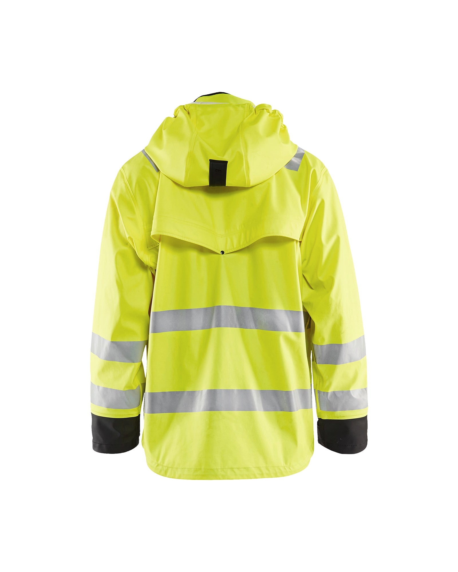 Manteau coquille souple Haute-visibilité - Jaune haute-visibilité/Noir