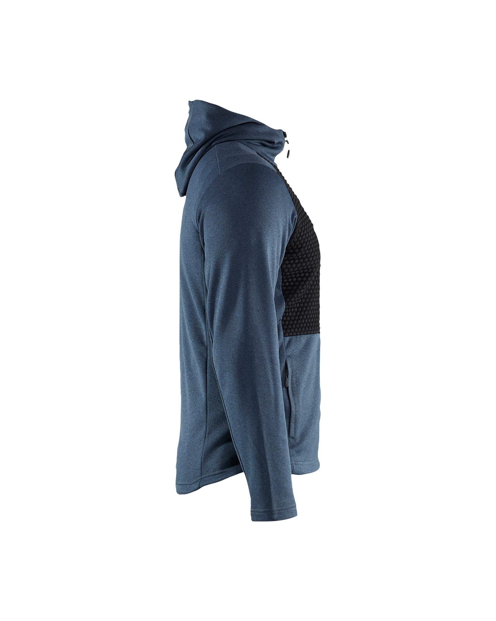 Veste technique avec capuche - Bleu guède/Noir