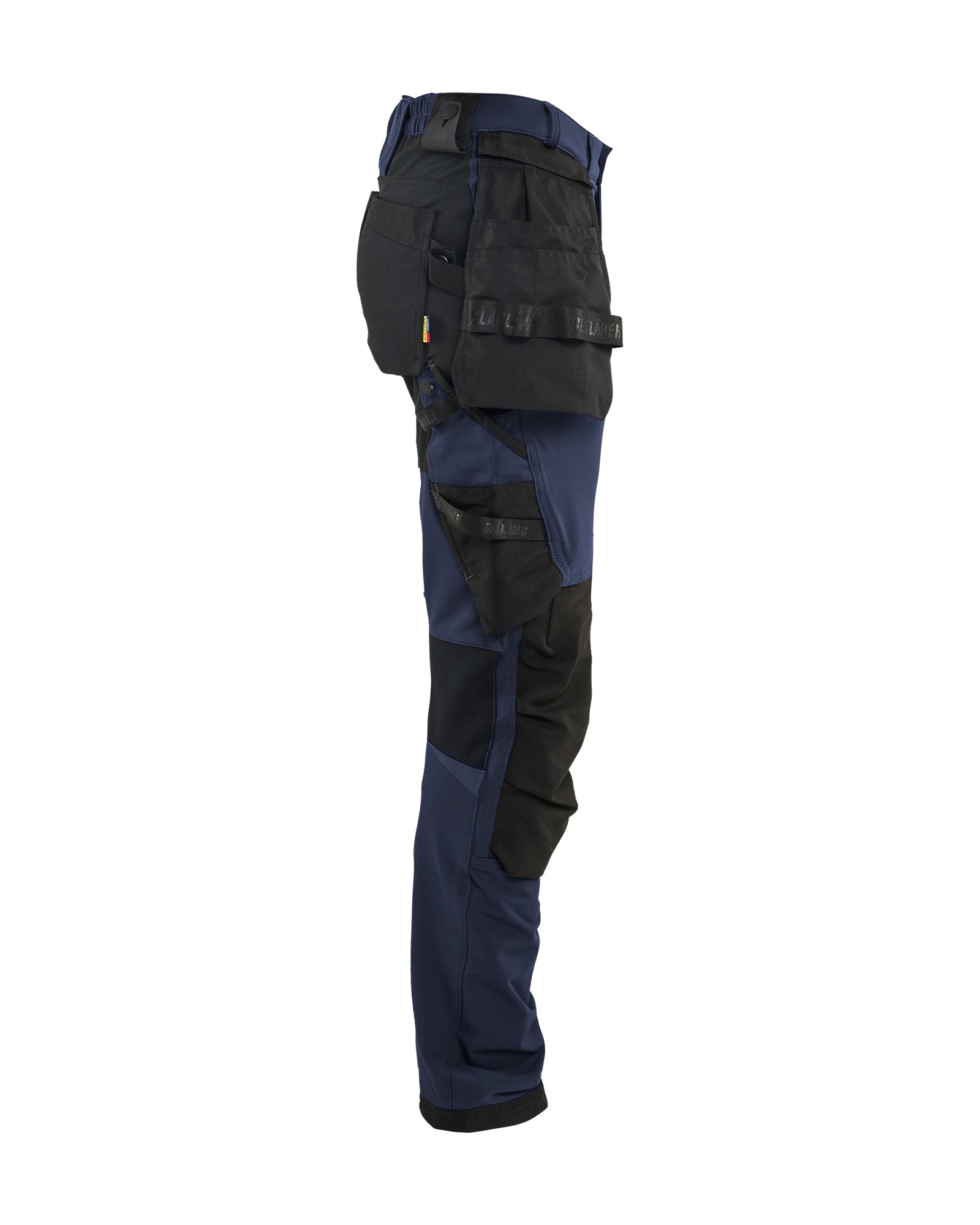 Pantalon de travail extensible dans les 4 sens pour femmes - Marine foncé/Noir