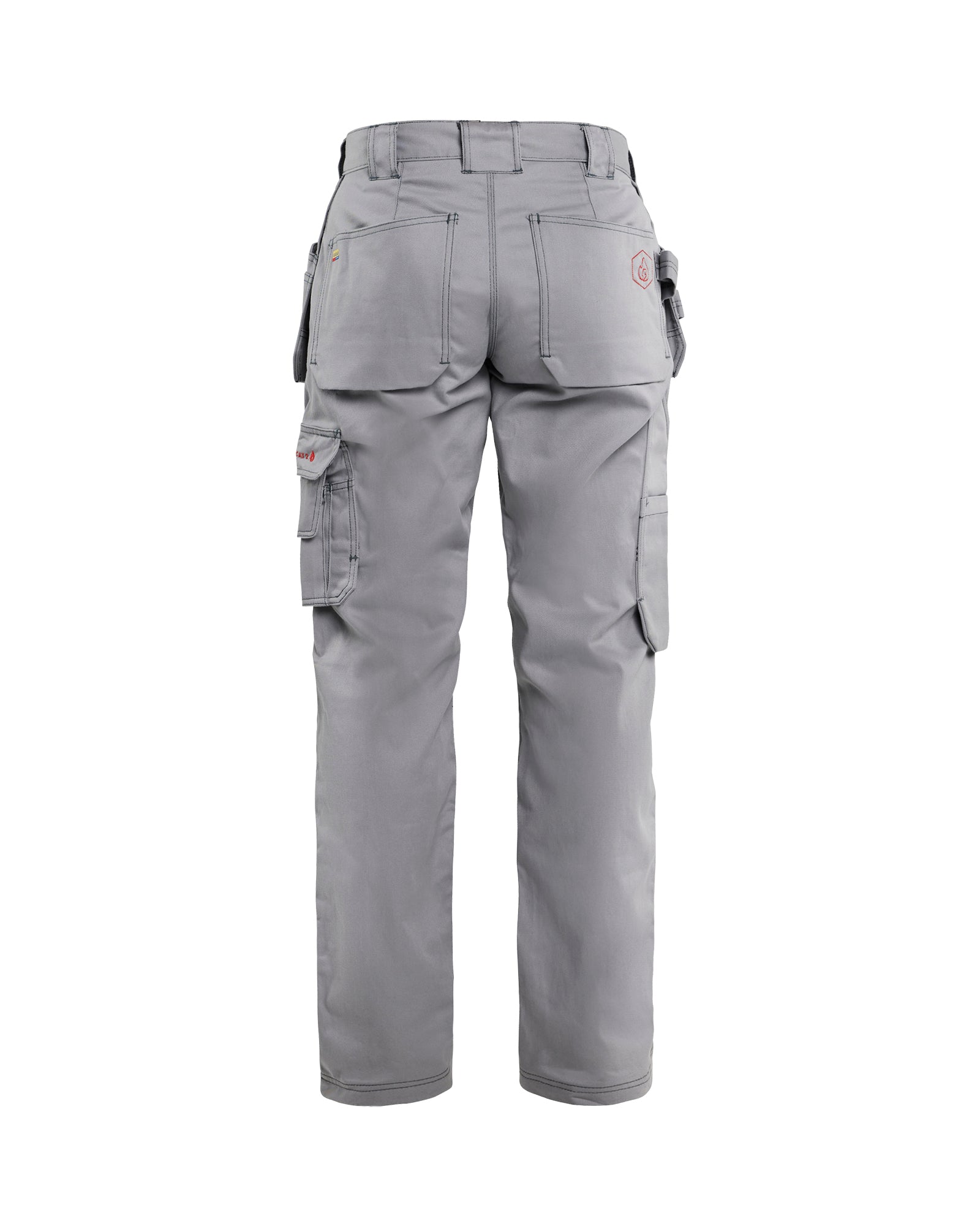PANTALON RÉSISTANT AUX FLAMMES AVEC POCHES UTILITAIRES POUR FEMMES - Gris très clair