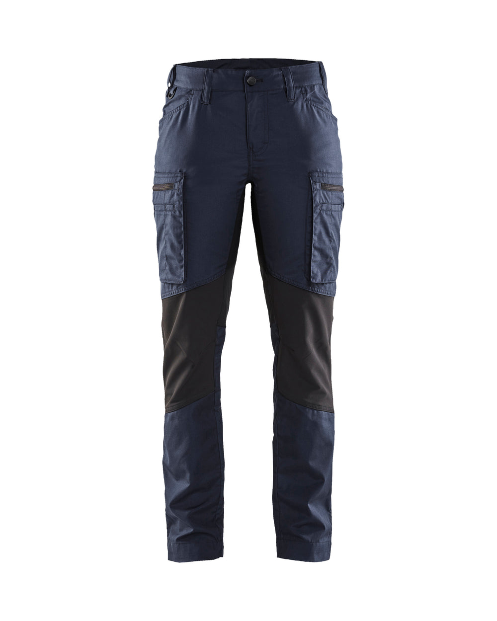 WOMEN'S SERVICE STRETCH PANTS - Dark navy/Black