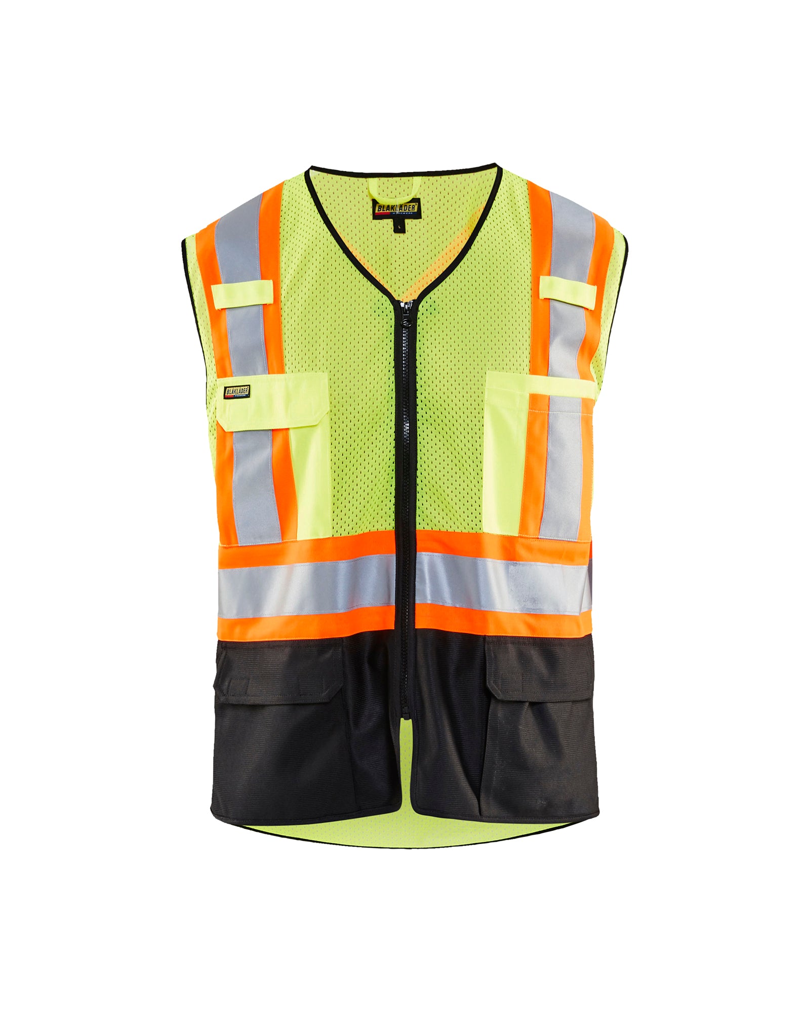 VESTE HAUTE-VISIBILITÉ - Jaune haute-visibilité/Noir
