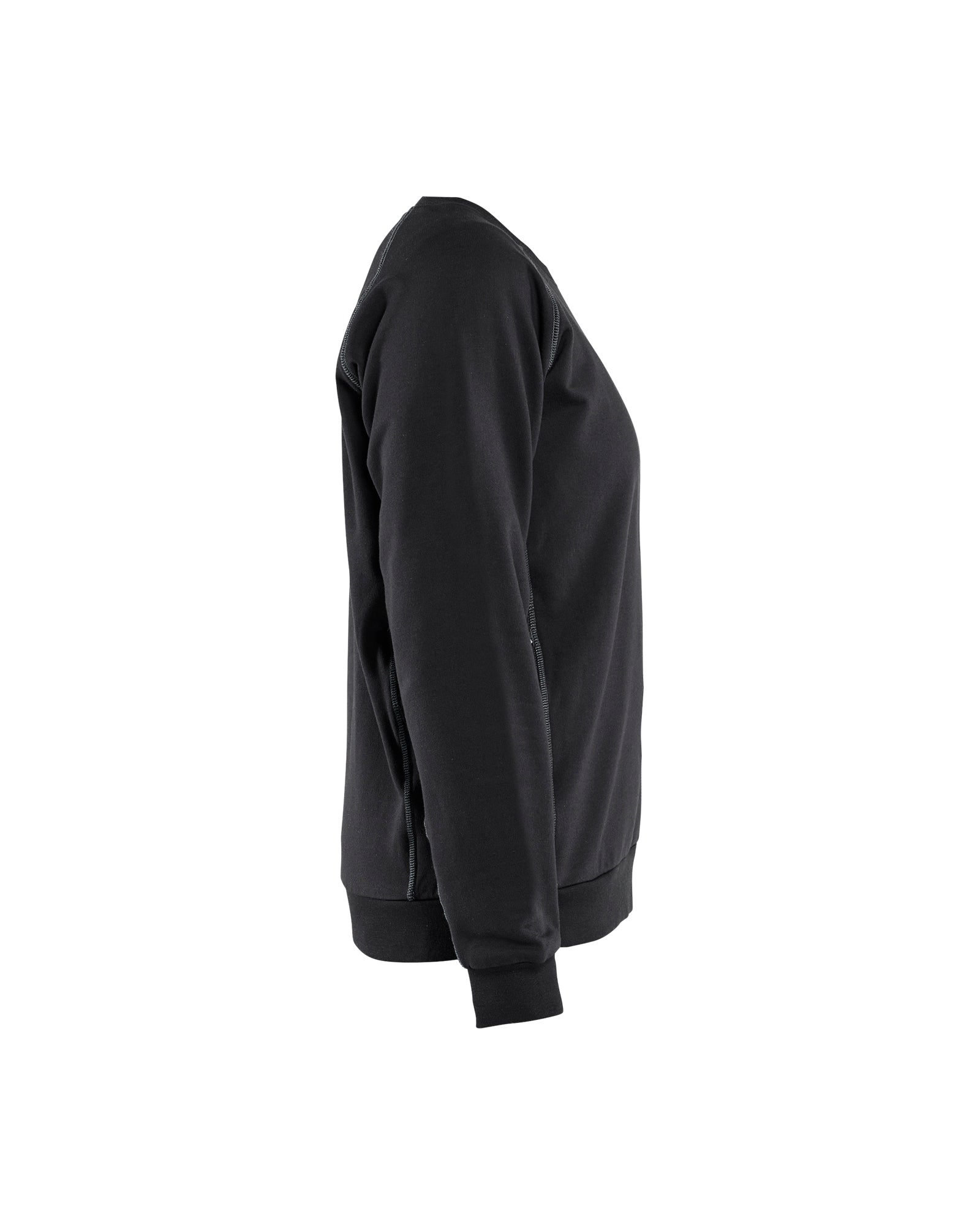 CHANDAIL À COL RAS DU COU RÉSISTANT AUX FLAMMES POUR FEMMES - Noir
