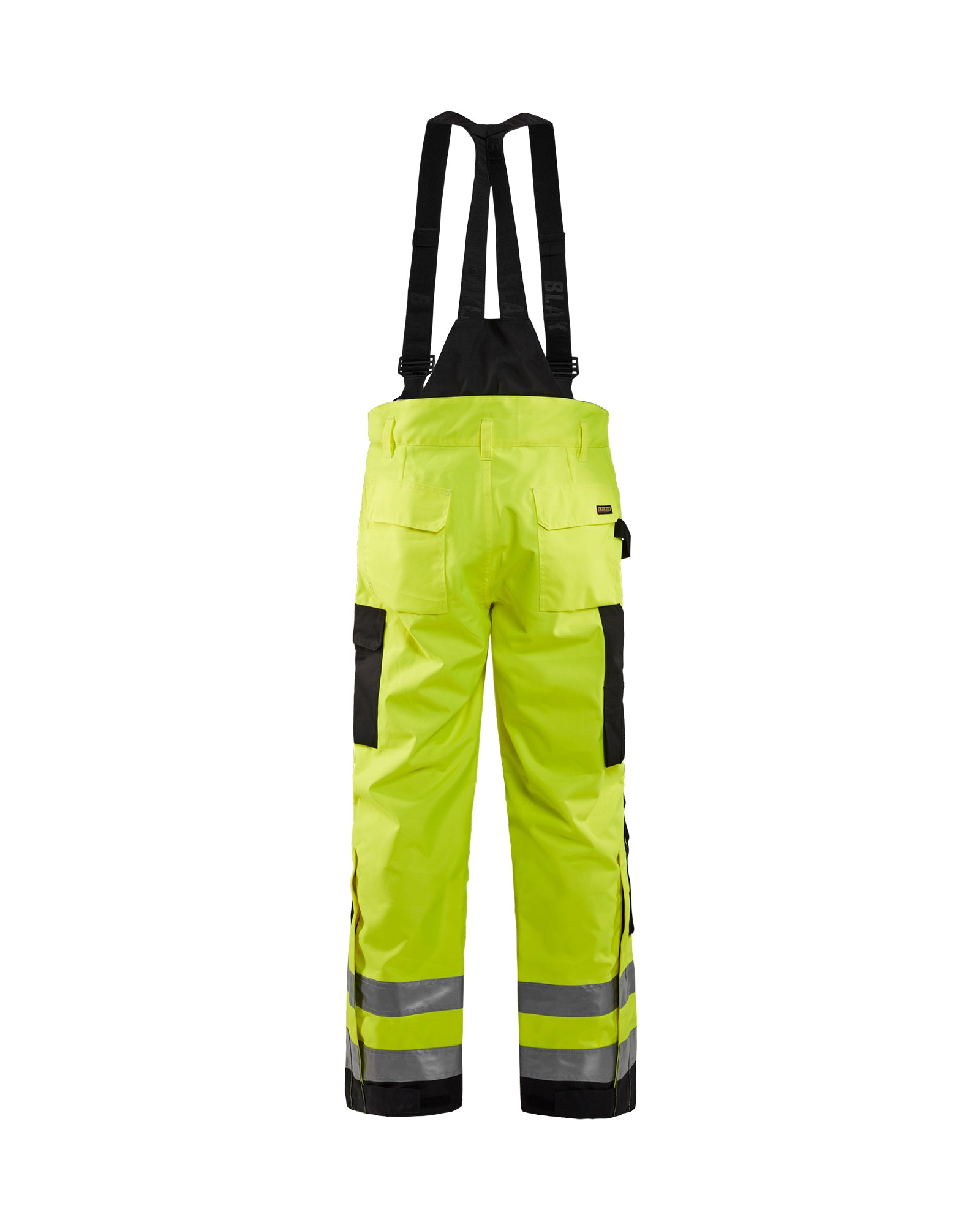 PANTALON COQUILLE HAUTE-VISIBILITÉ - Jaune haute-visibilité/Noir
