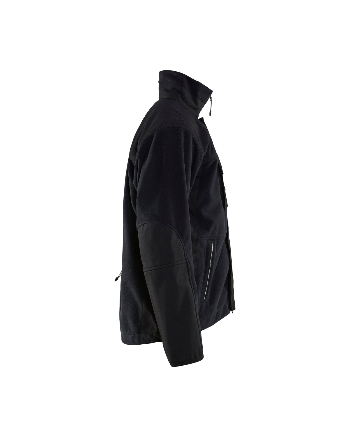 VESTE EN MOLLETON À DOUBLE POIGNETS - Noir