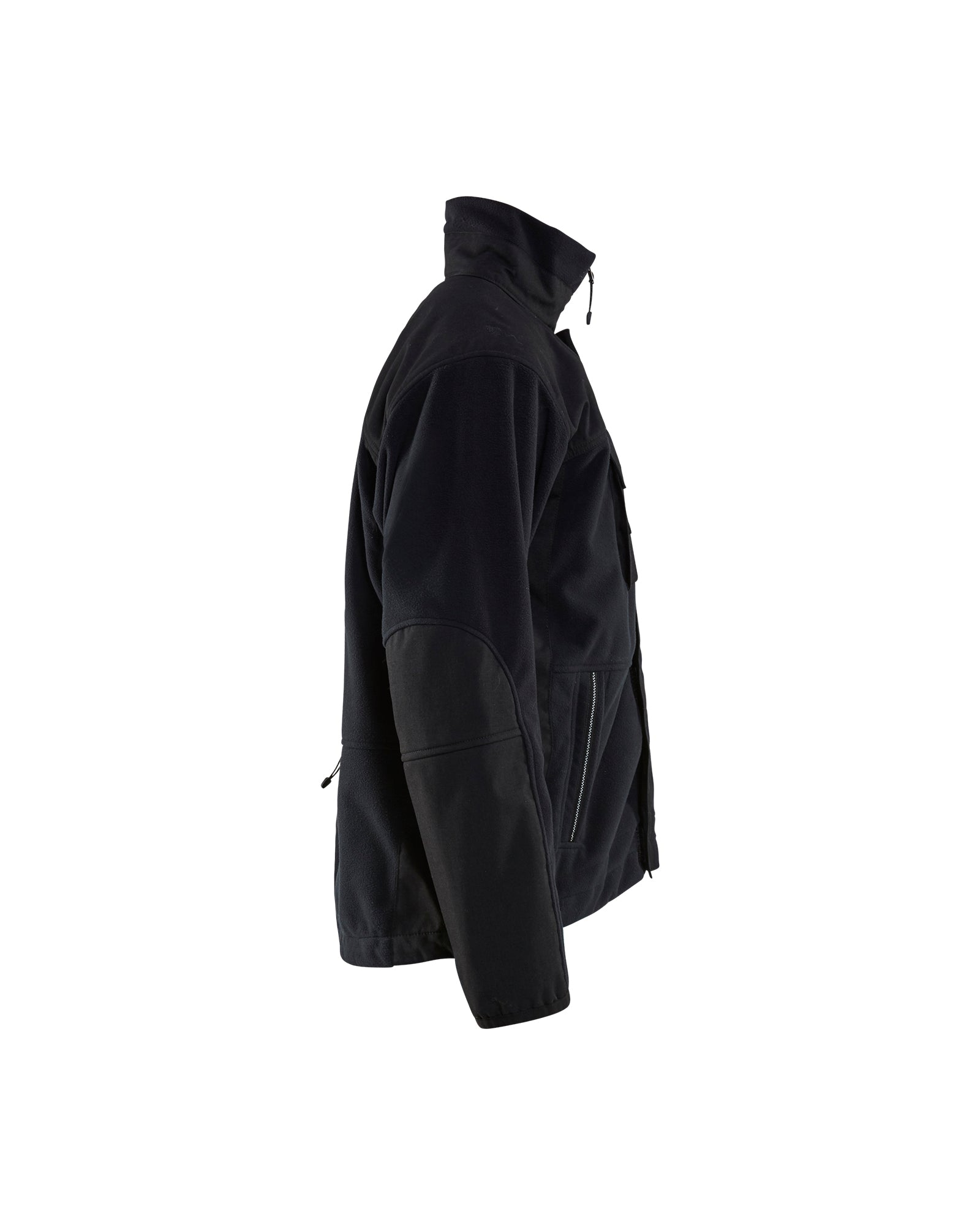 VESTE EN MOLLETON À DOUBLE POIGNETS - Noir