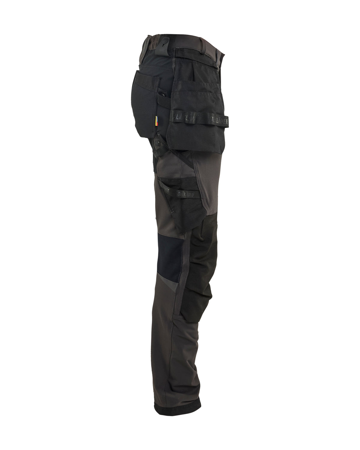 Pantalon de travail extensible dans les 4 sens pour femmes - Gris très Foncé/Noir