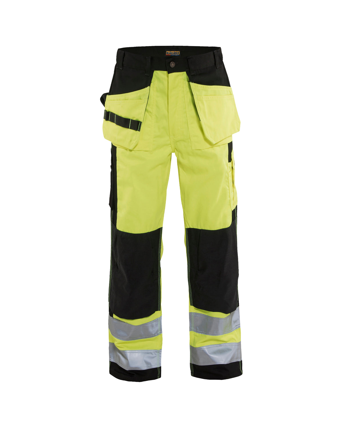 Hi-Vis Work Pants - Yellow Hi-viz/Black