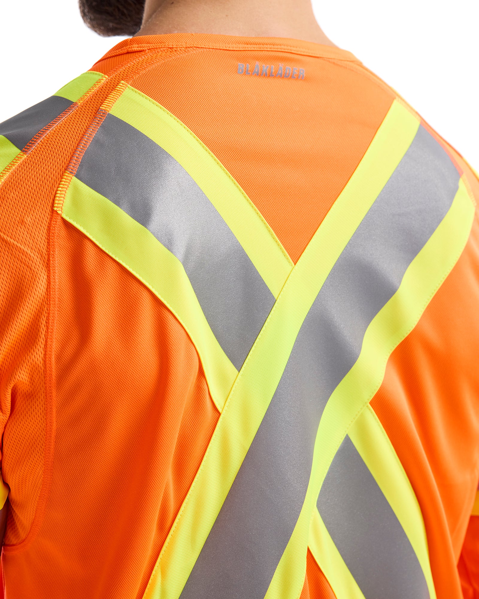 T-shirt à Manches Longues Haute-visibilité CSA - Orange Haute-visibilité