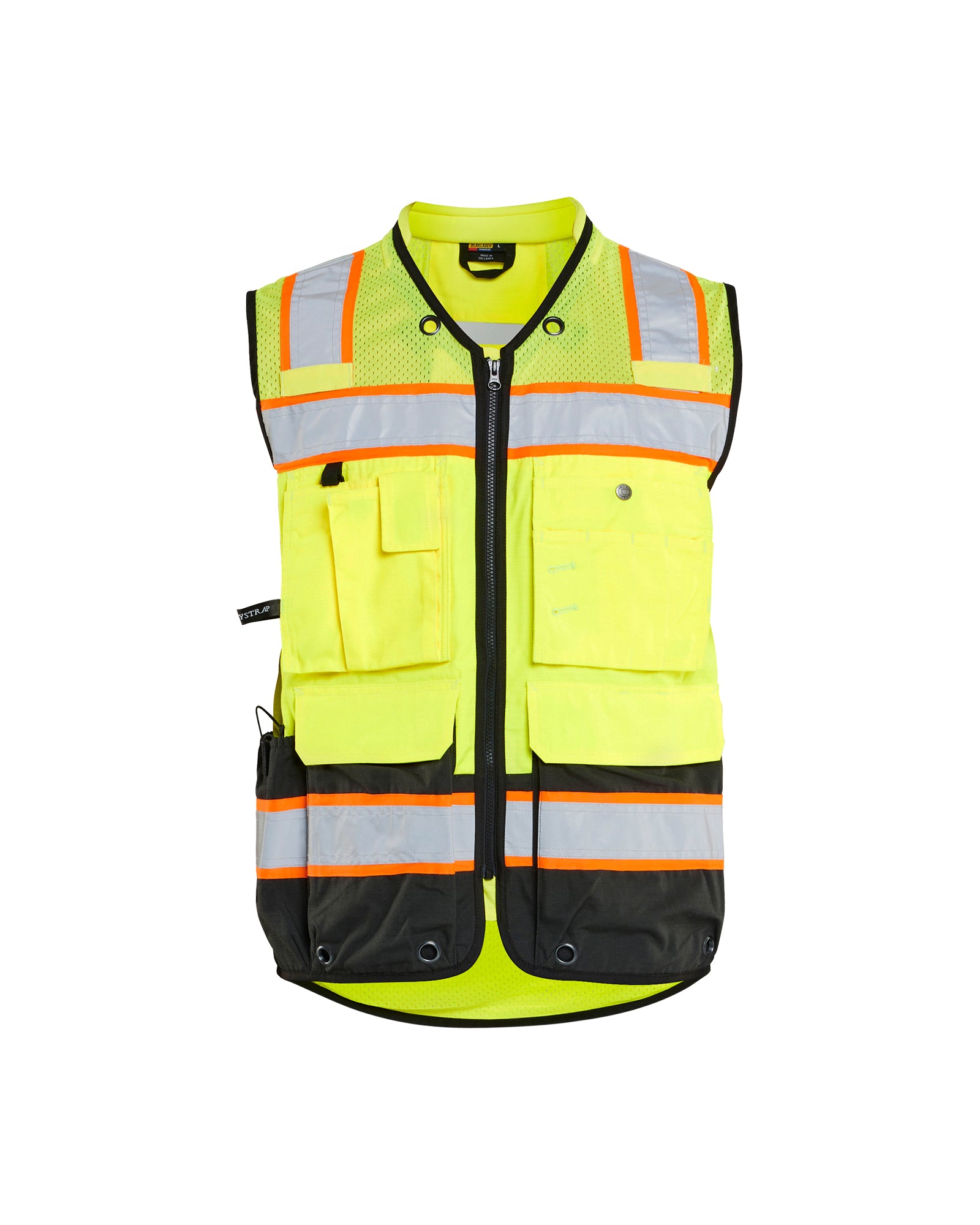 Veste D'arpenteur Haute-visibilité - Jaune haute-visibilité/Noir