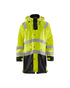 Manteau de pluie Haute-visibilité - Jaune haute-visibilité/Noir