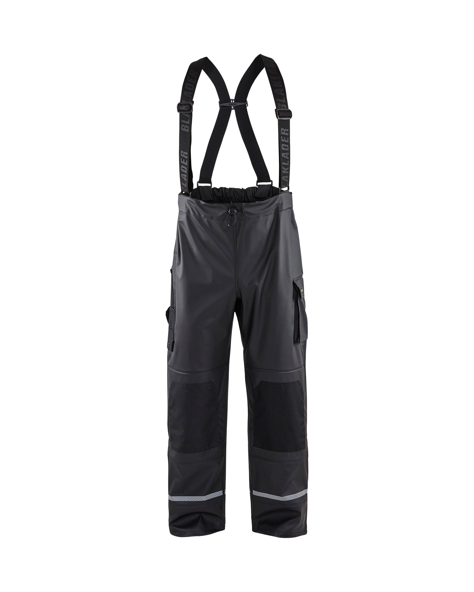 PANTALON DE PLUIE AVEC DÉTAILS RÉFLÉCHISSANTS - Noir