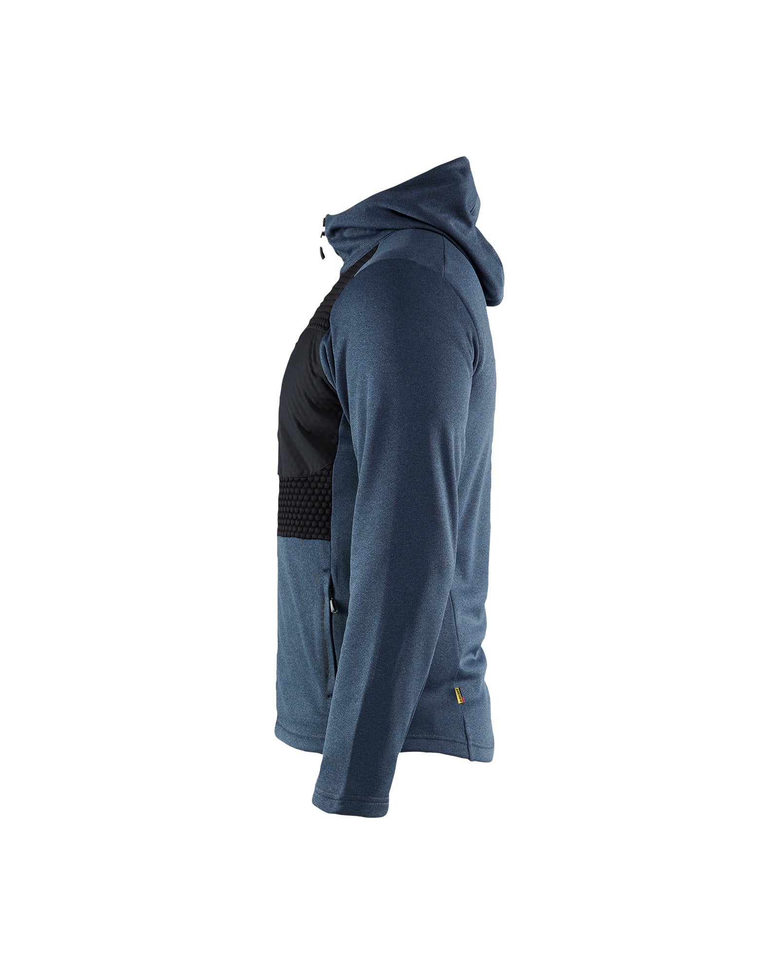Veste technique avec capuche - Bleu guède/Noir