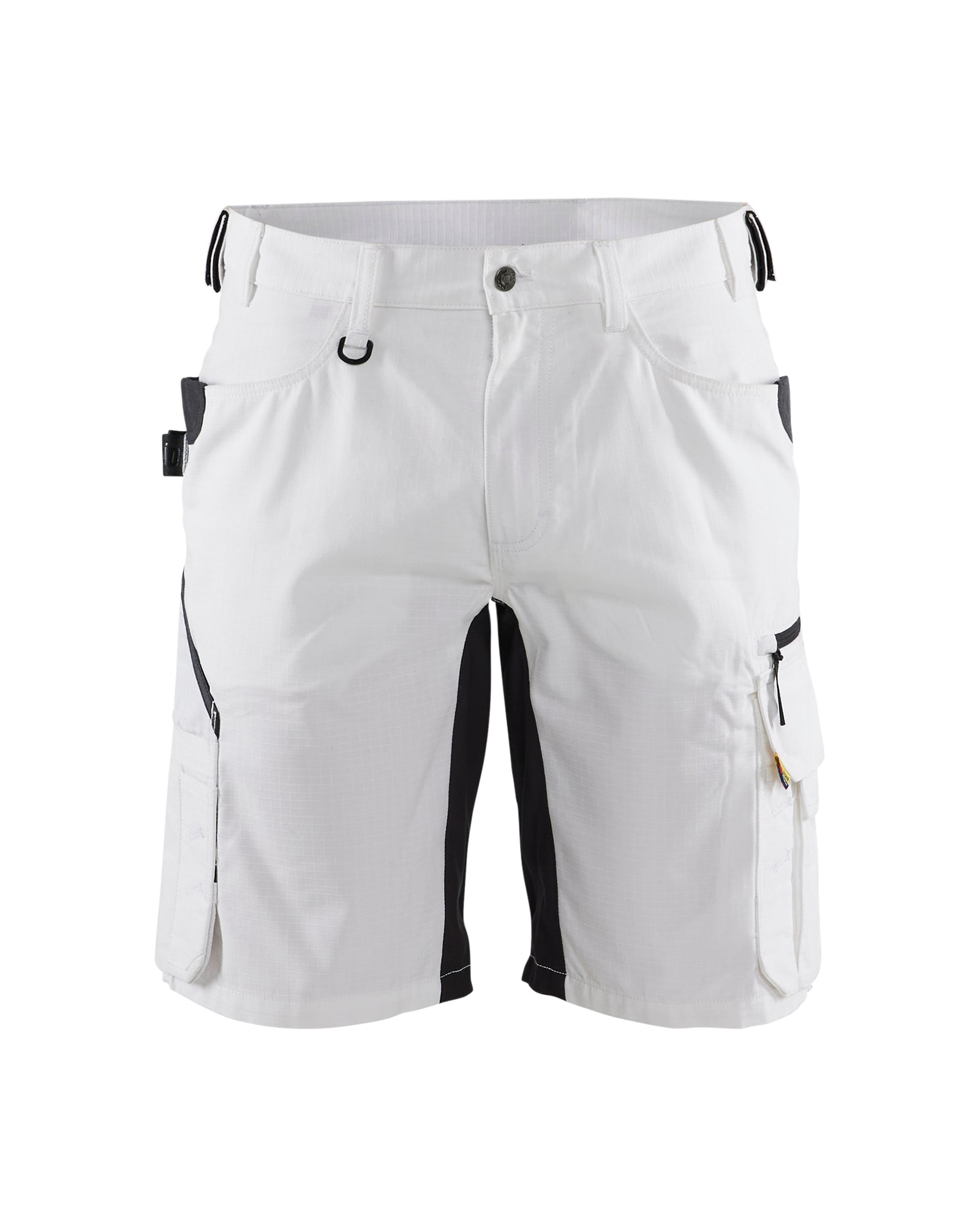 SHORT ANTIDÉCHIRURE - Blanc/Gris foncé