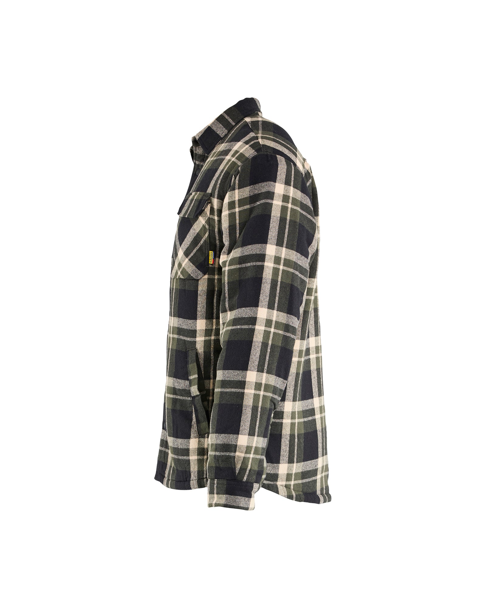 VESTE EN FLANNELLE - Forest Night/Black