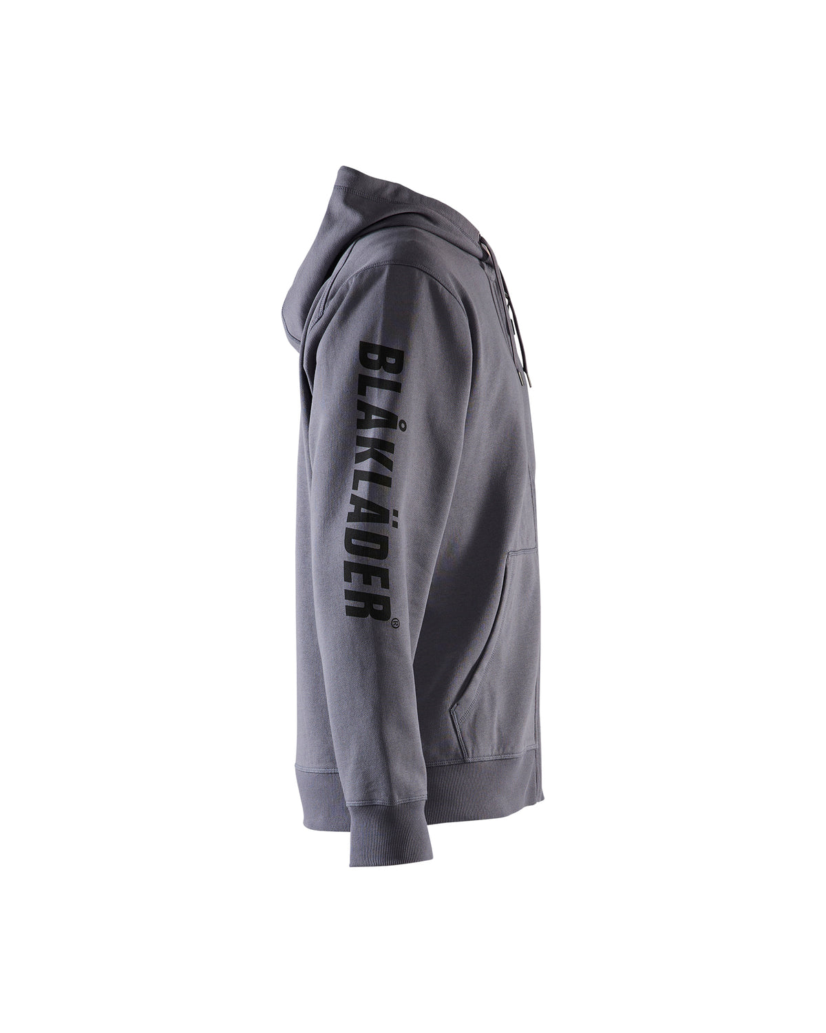Chandail zippé à Capuche Avec Logo - Gris