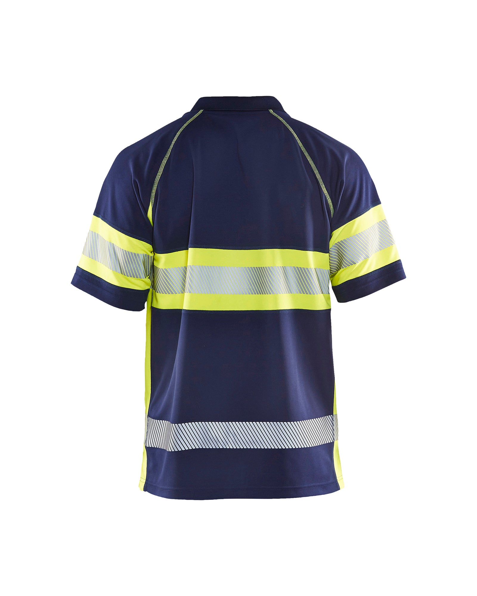 Polo Haute-Visibilité - Marine/Jaune fluo