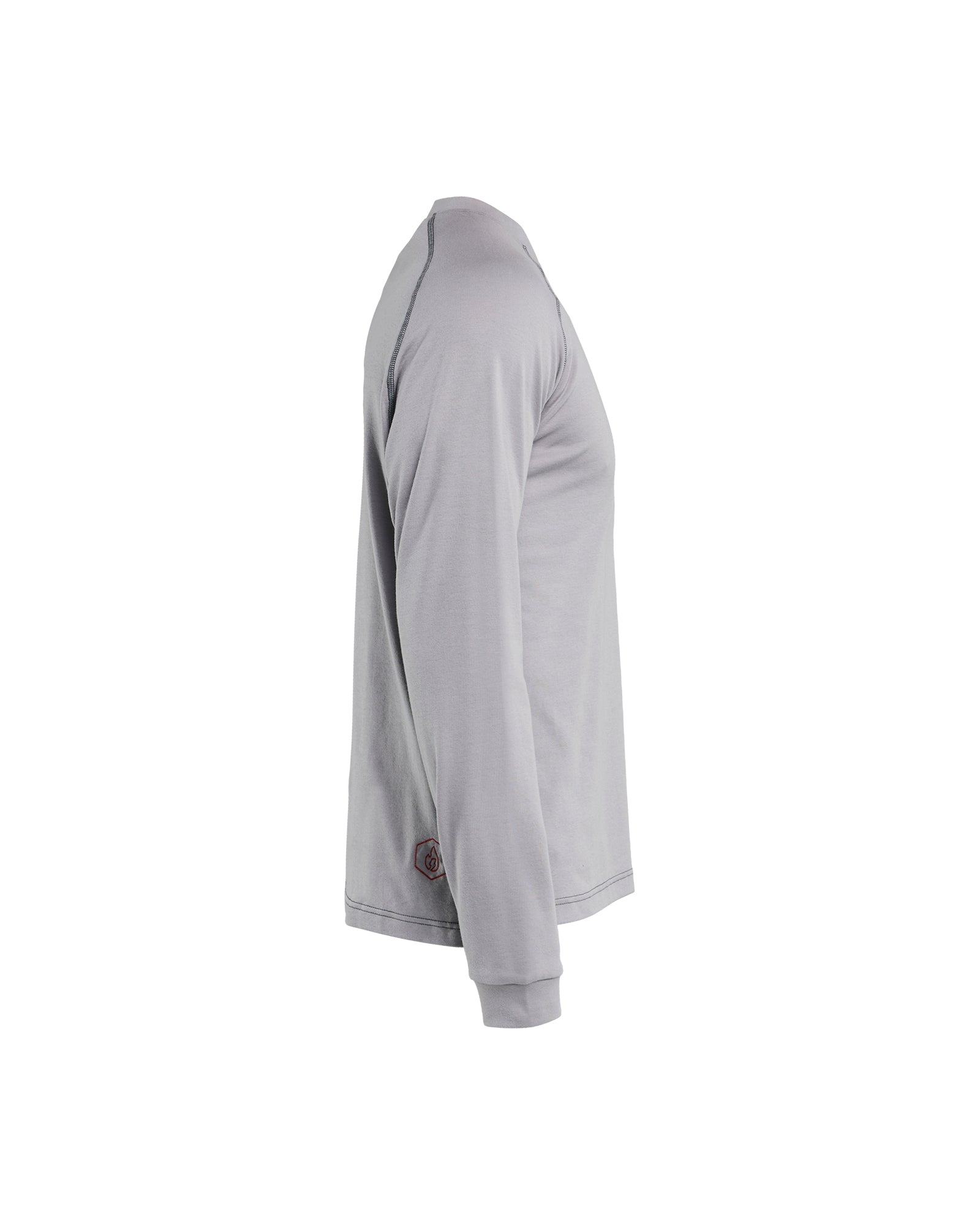 CHANDAIL HENLEY LÉGER RÉSISTANT AUX FLAMMES (9.1cal) - Gris très clair