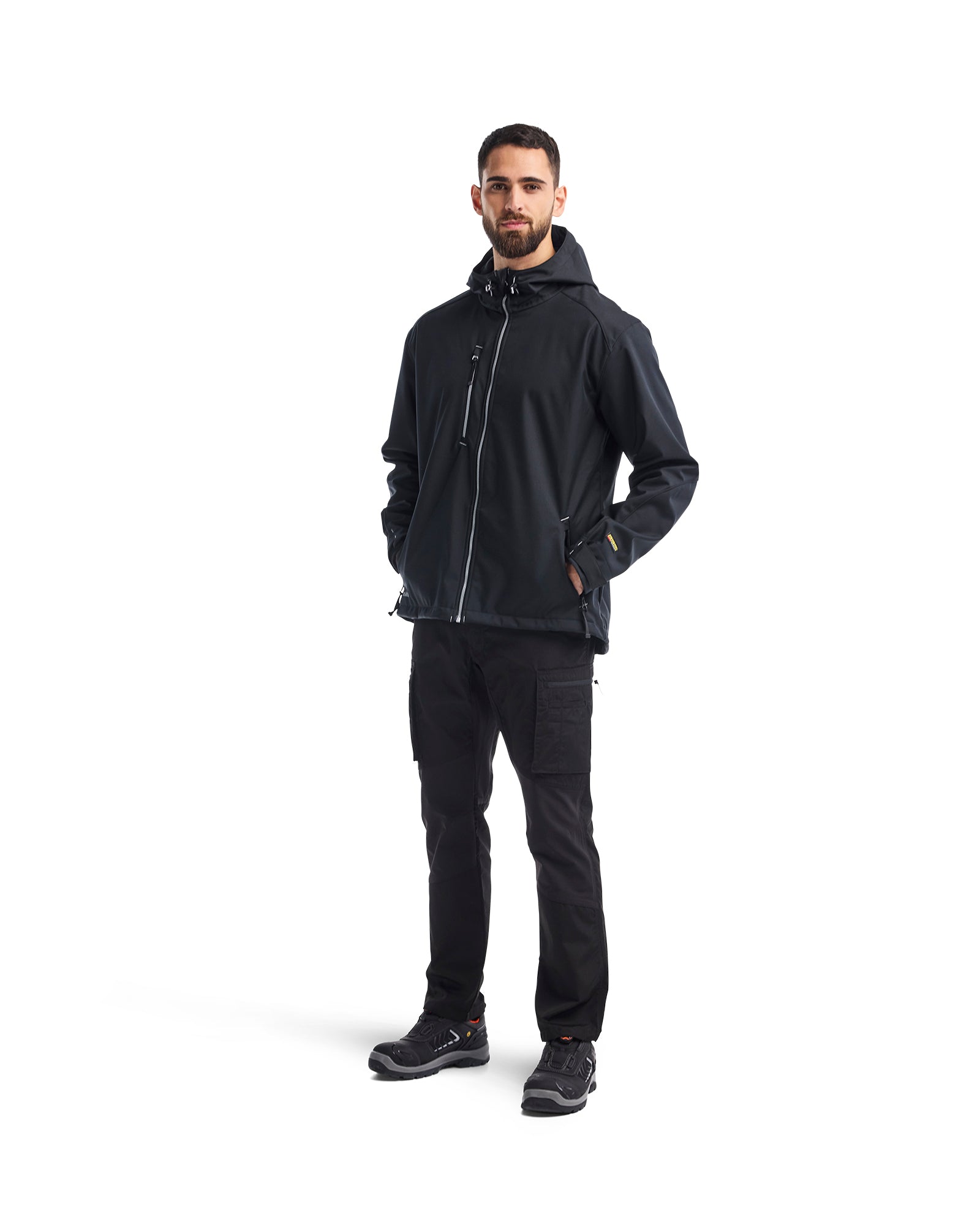 VESTE COQUILLE SOUPLE PRO - Noir/argenté