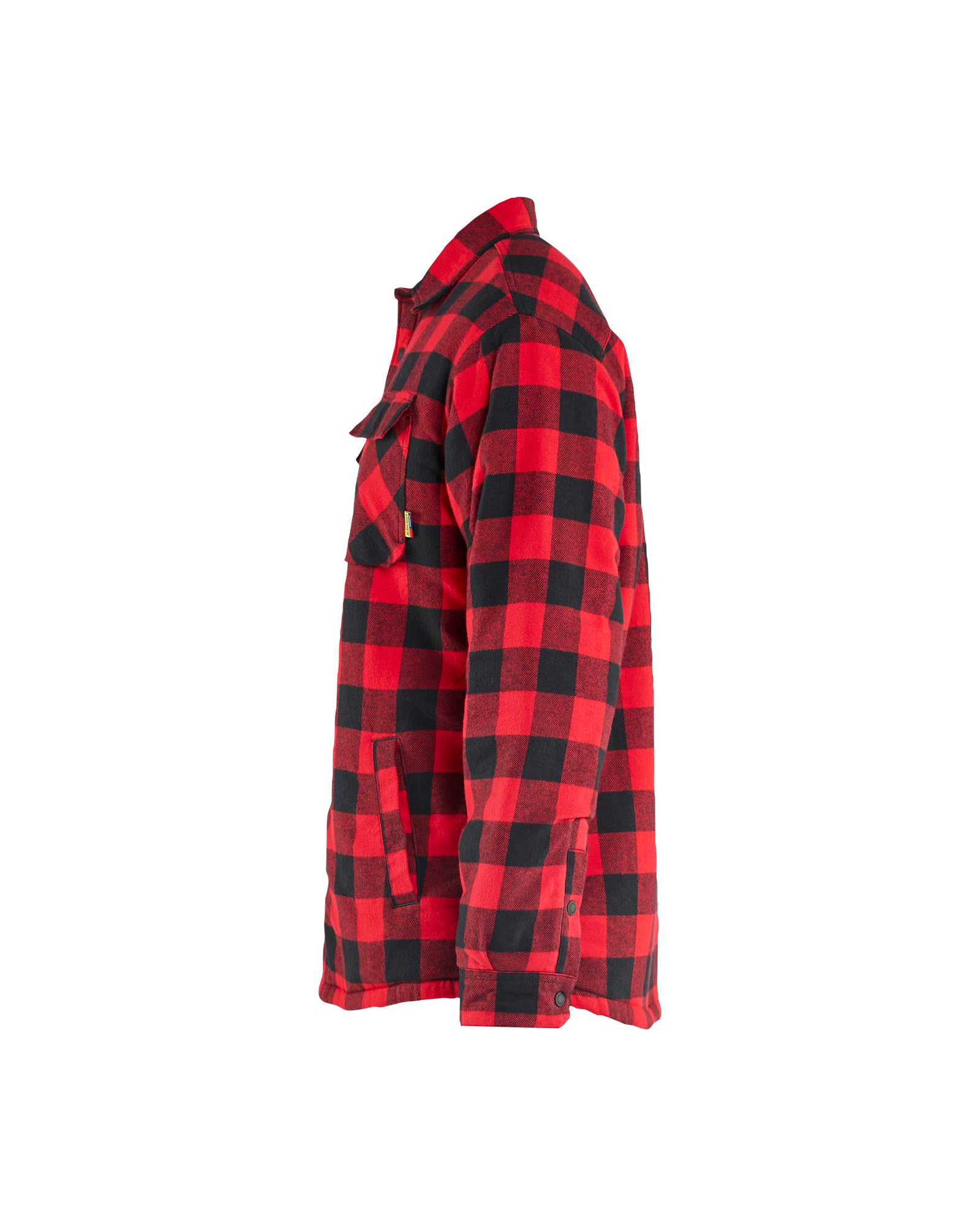 VESTE EN FLANNELLE - Rouge/Noir