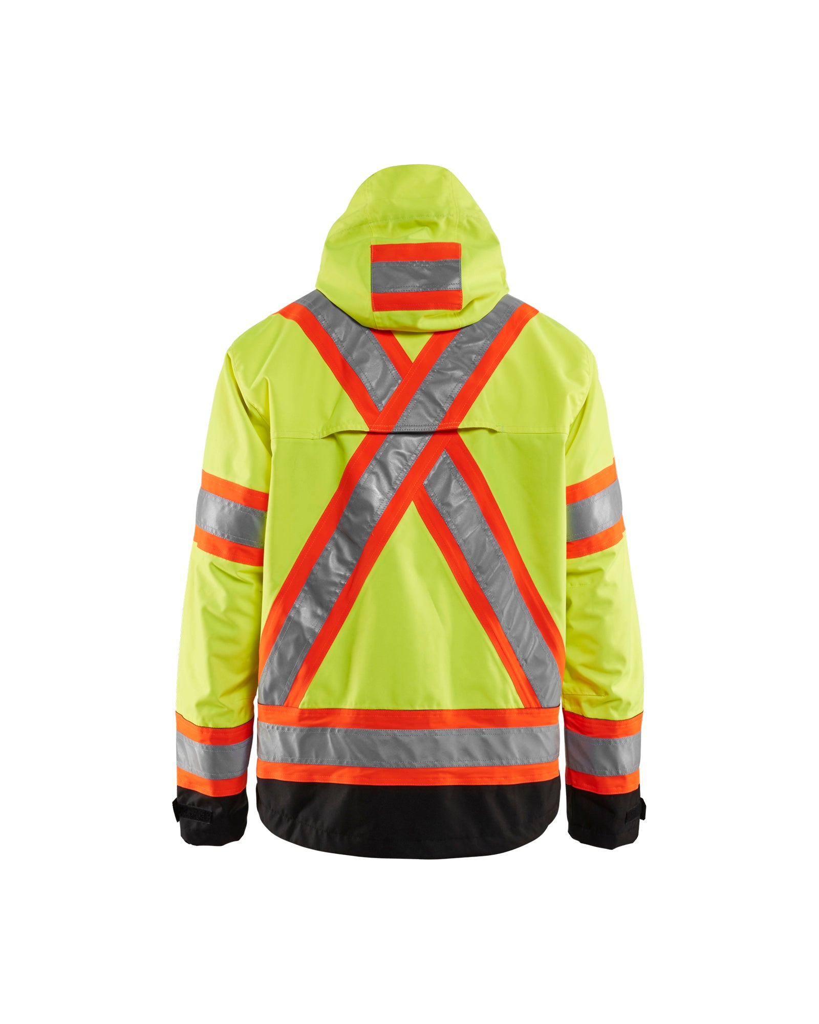 MANTEAU COQUILLE HAUTE-VISIBILITÉ - Jaune haute-visibilité/Noir