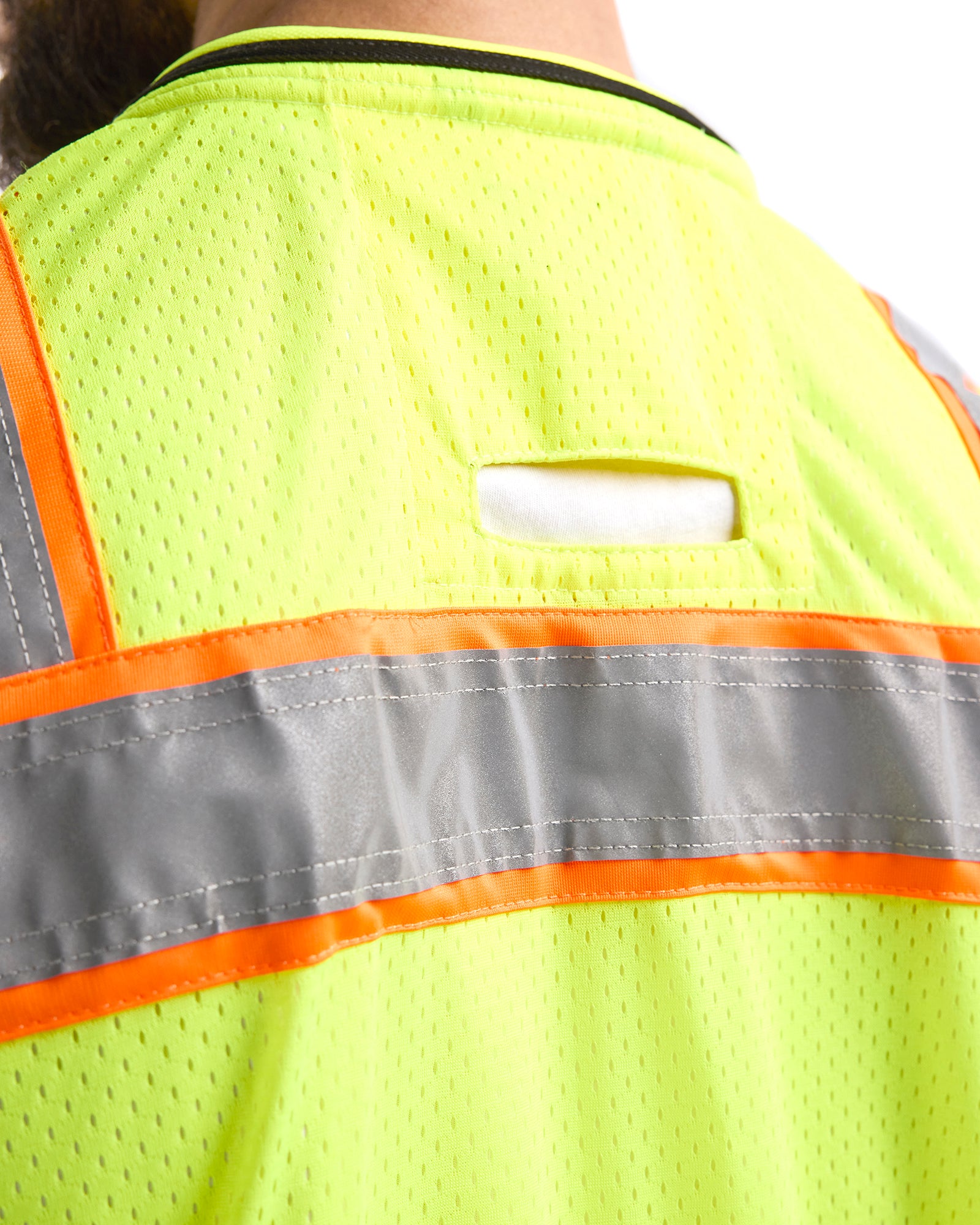 Veste D'arpenteur Haute-visibilité - Jaune haute-visibilité/Noir