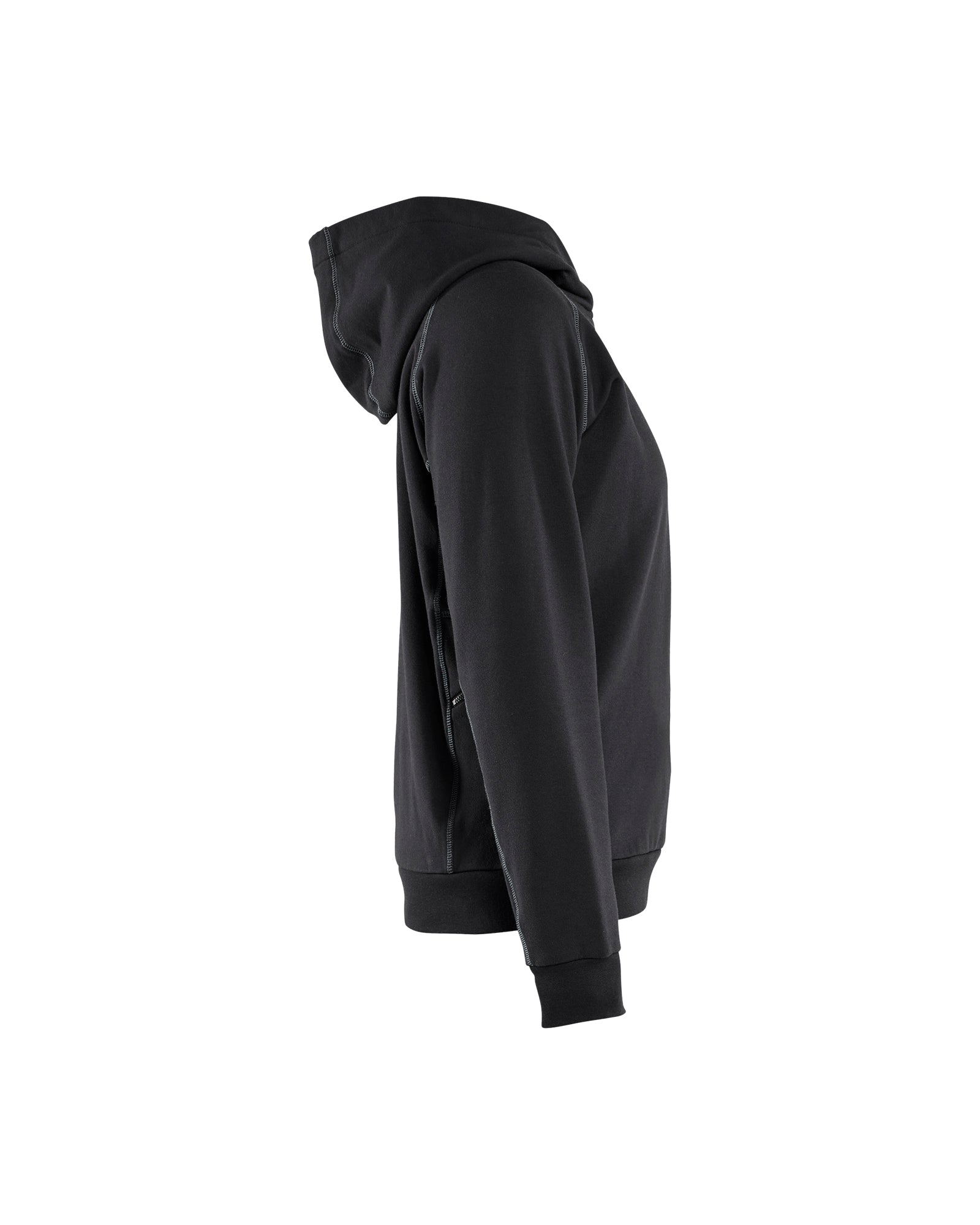 CHANDAIL À CAPUCHE RÉSISTANTE AUX FLAMMES POUR FEMMES - Noir