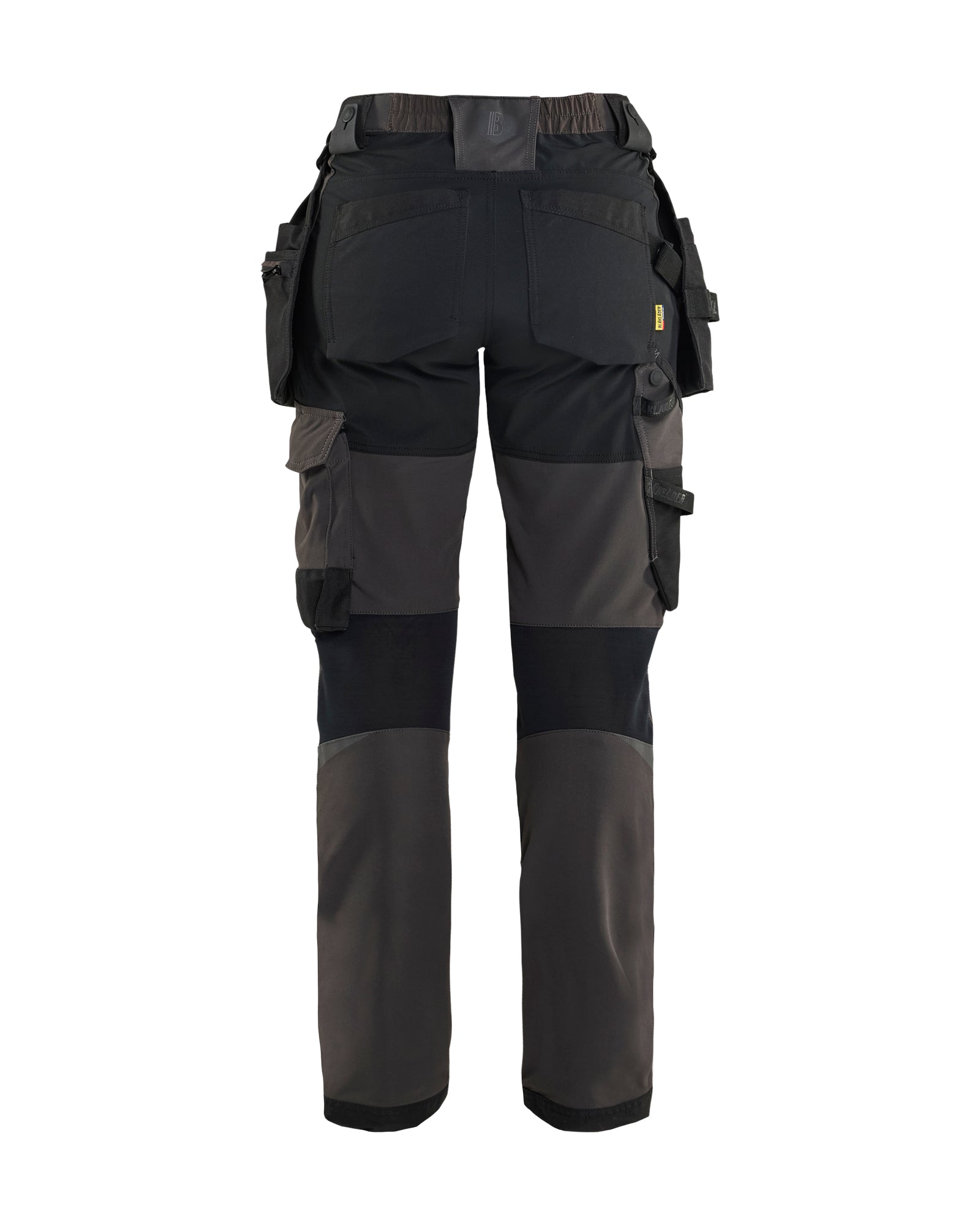 Pantalon de travail extensible dans les 4 sens pour femmes - Gris très Foncé/Noir