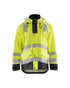 Manteau coquille souple Haute-visibilité - Jaune haute-visibilité/Noir