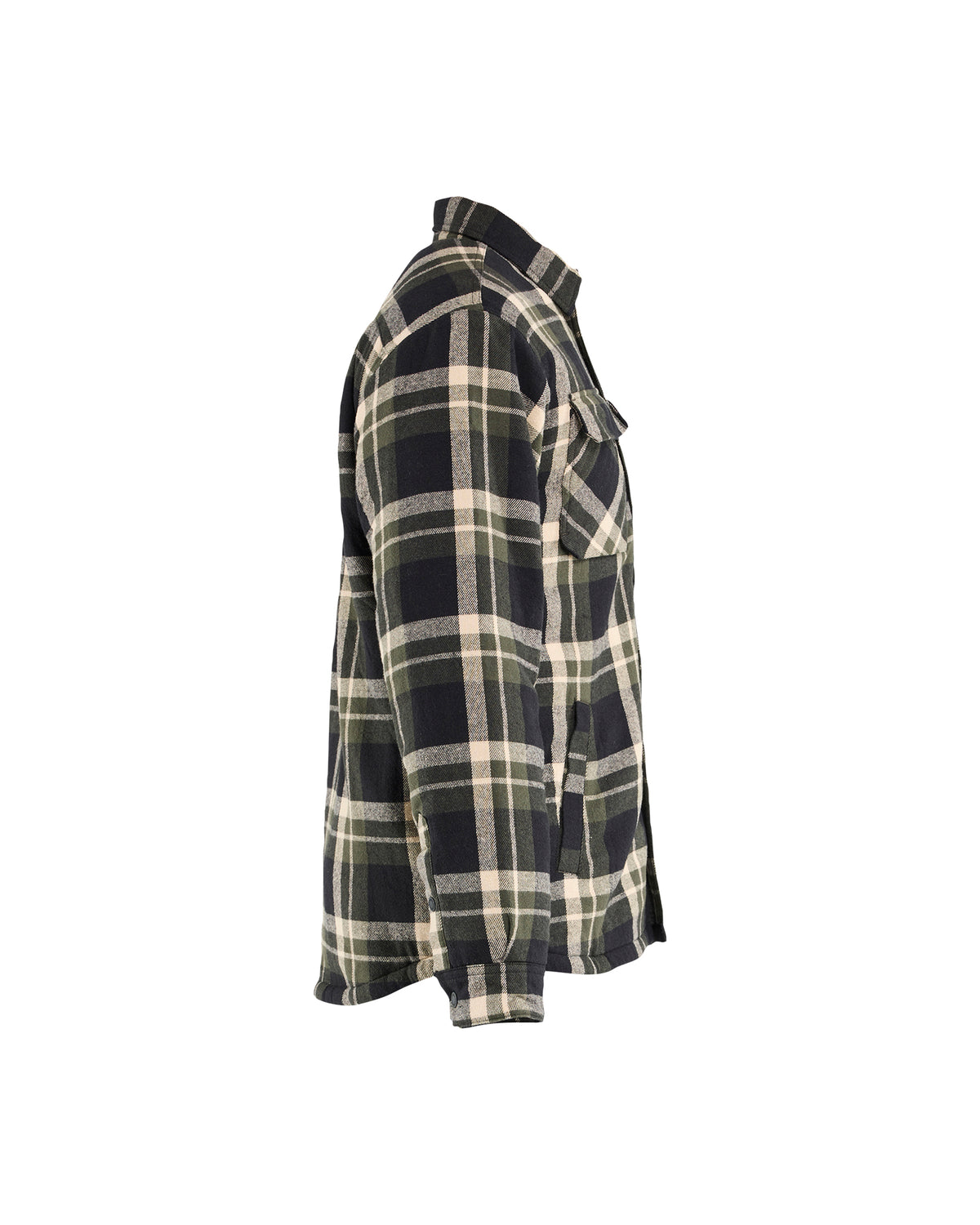 VESTE EN FLANNELLE - Forest Night/Black