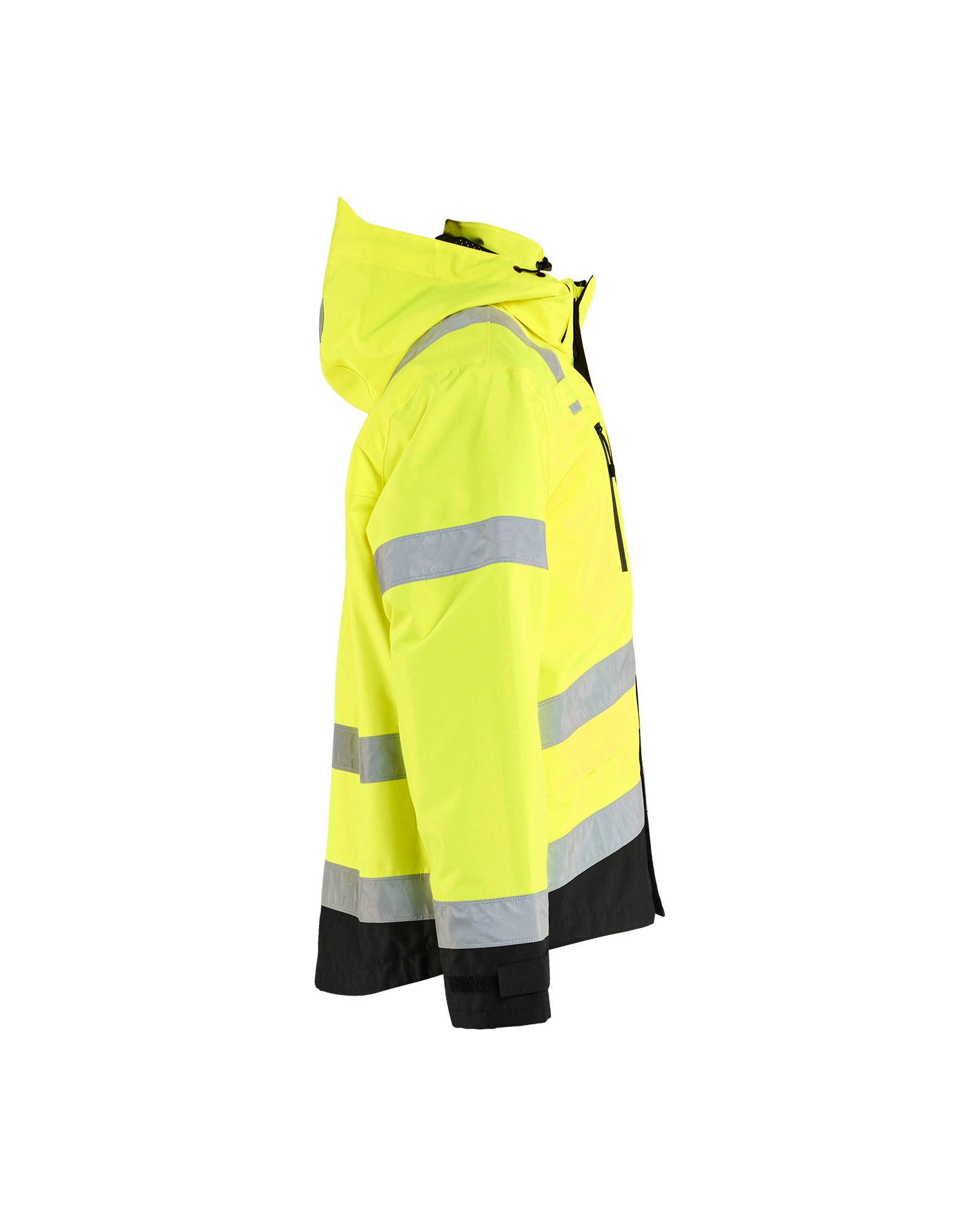 MANTEAU COQUILLE HAUTE-VISIBILITÉ - Jaune haute-visibilité/Noir