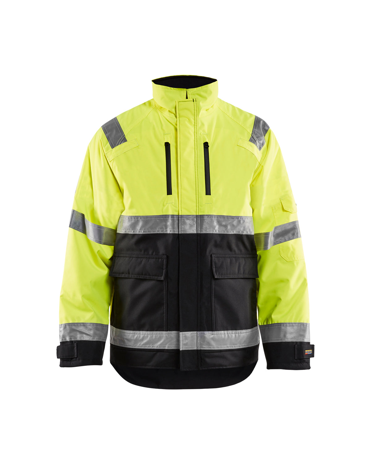 HI-VIS WINTER JACKET - Yellow Hi-viz/Black
