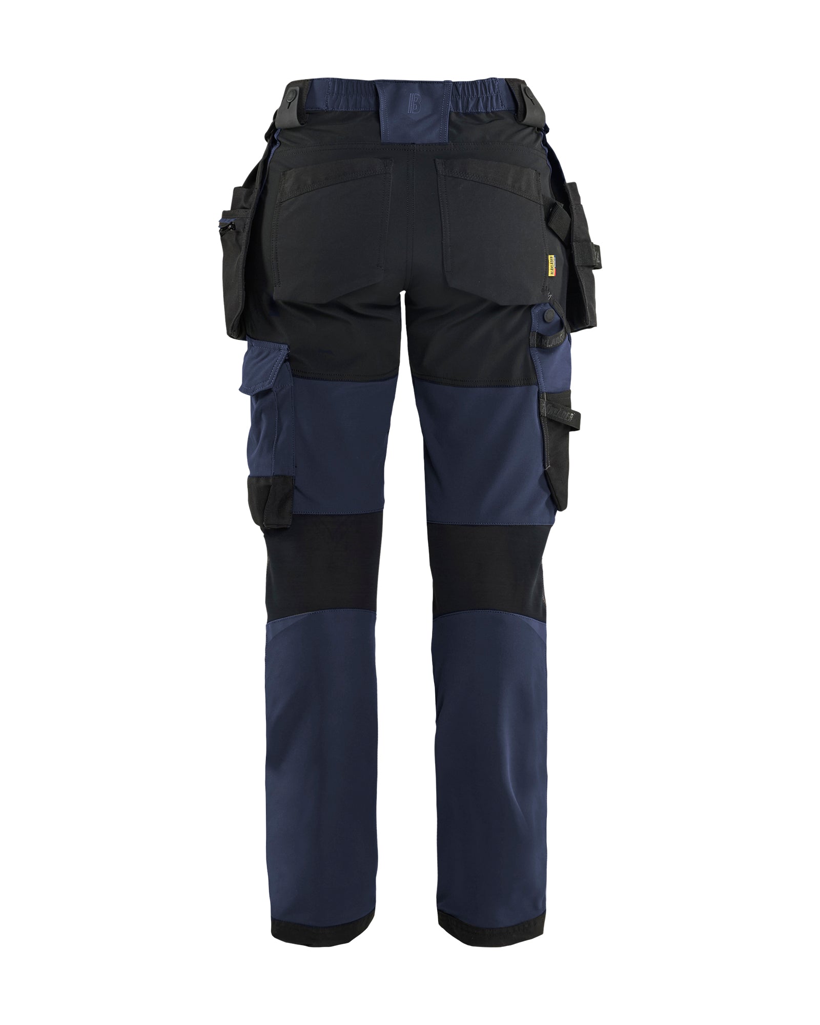 Pantalon de travail extensible dans les 4 sens pour femmes - Marine foncé/Noir
