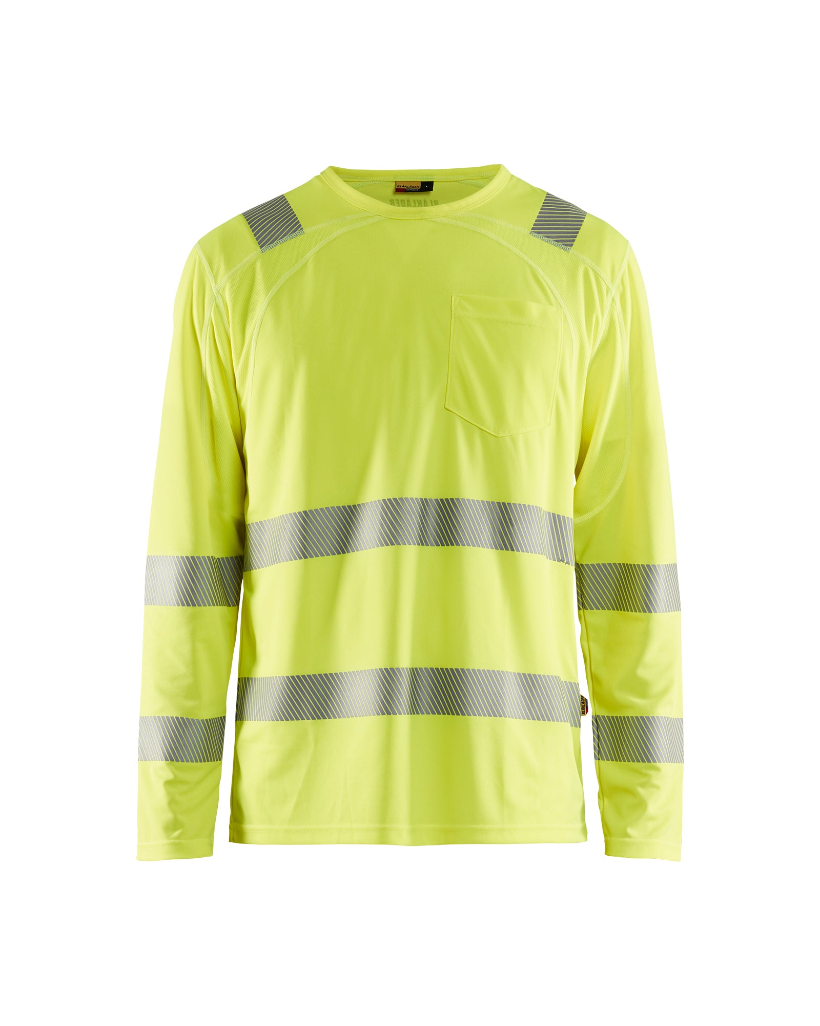 T-shirt manche longue haute-visibilité - Jaune